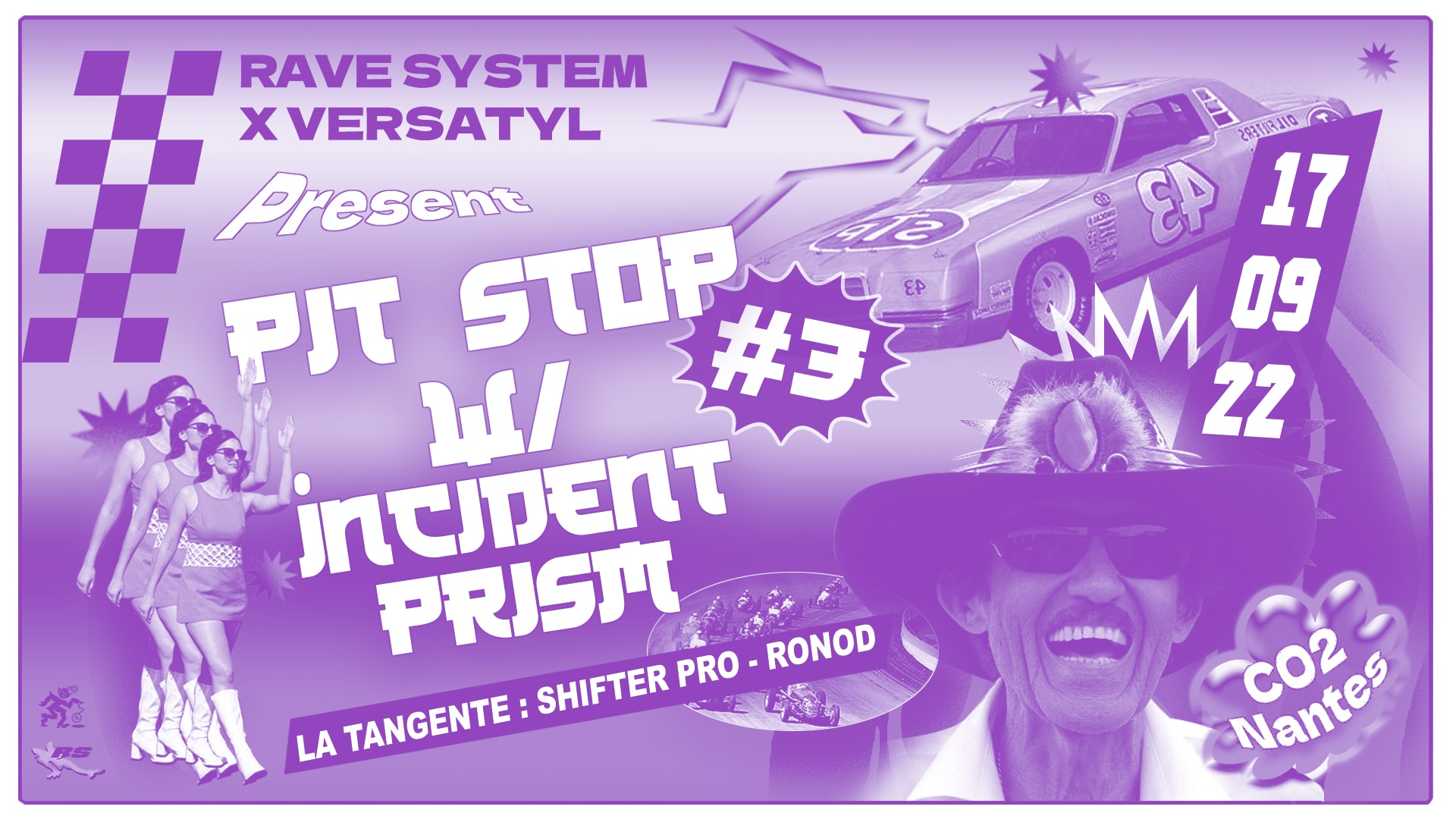 Pit Stop #3 W/ Incident Prism, La Tangente Cover