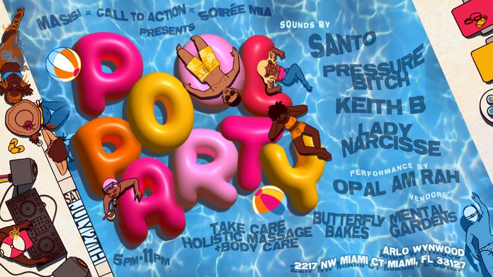 Call To Action X Masisi X Soirée: Pool Party Cover