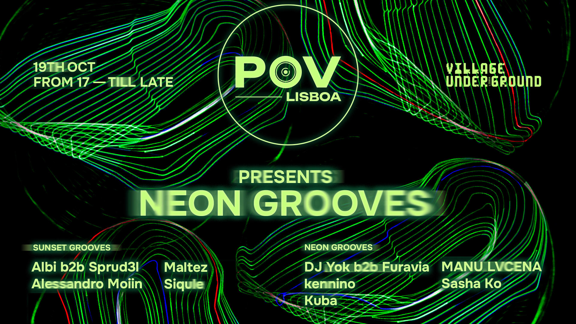 Pov Presents: Neon Grooves Cover