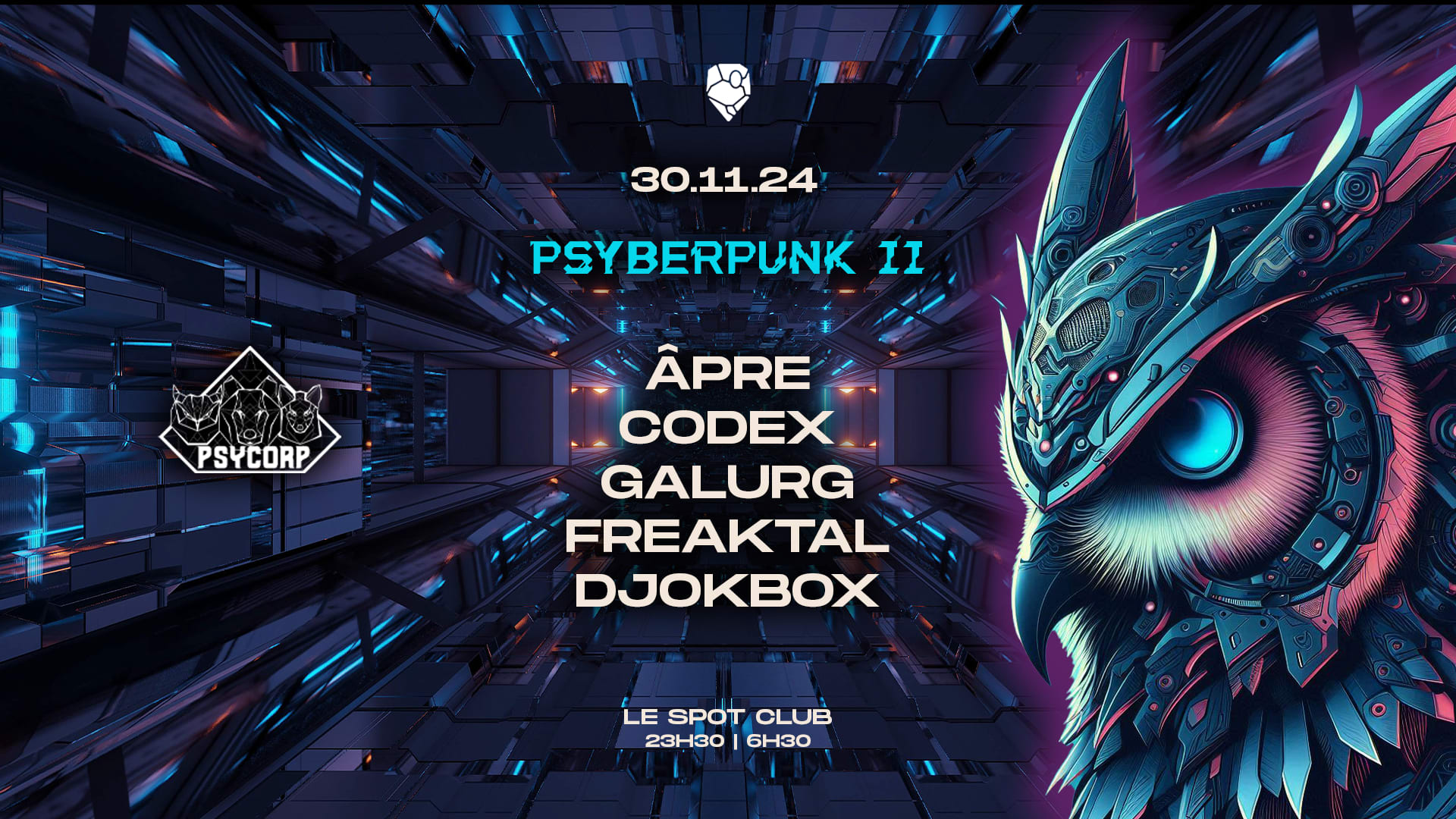 Psyberbunk #2 - Âpre, Codex, Galurg, Freaktal, Djokbox Cover