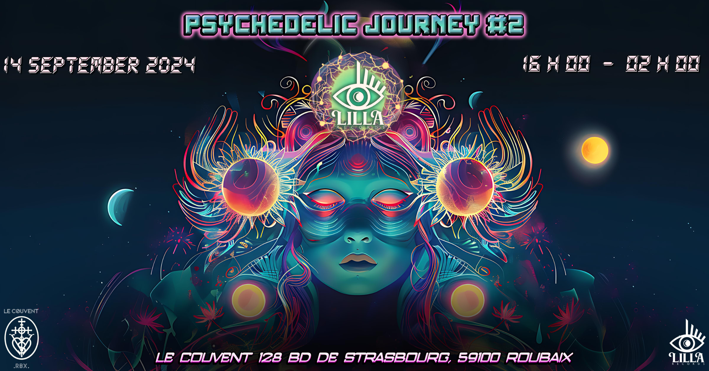 Psychedelic Journey #2 : Lilla Records Au Couvent De Roubaix Cover