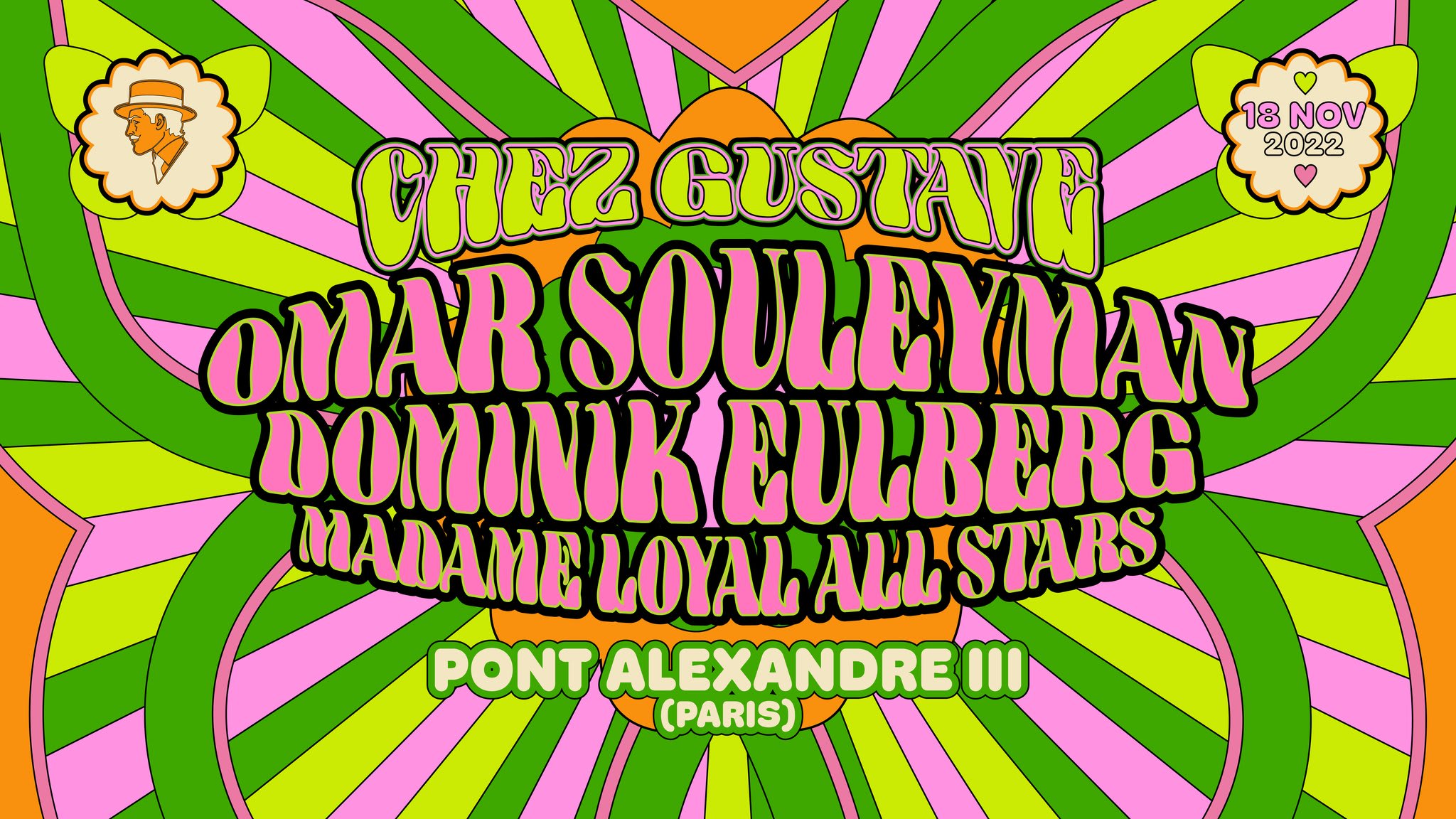 Chez Gustave : Omar Souleyman, Dominik Eulberg, Madame Loyal Cover