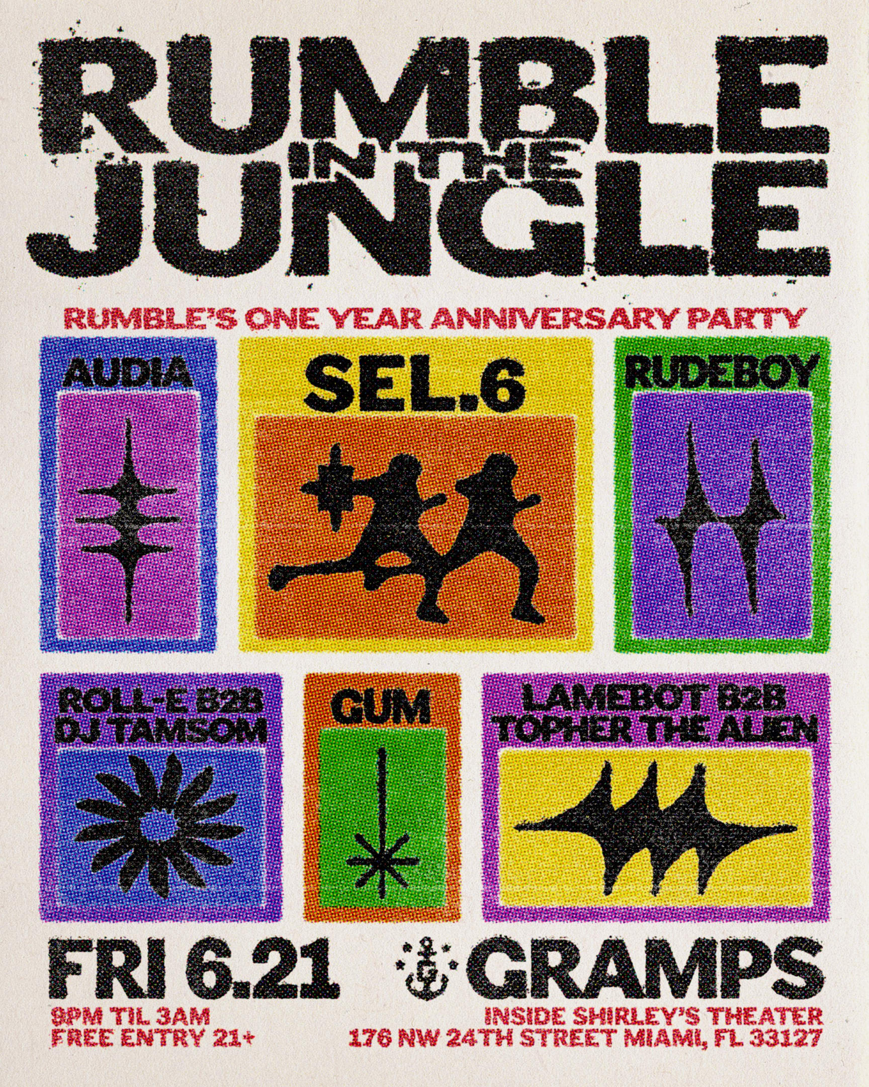 Rumble's One Year Anniversary Party Cover