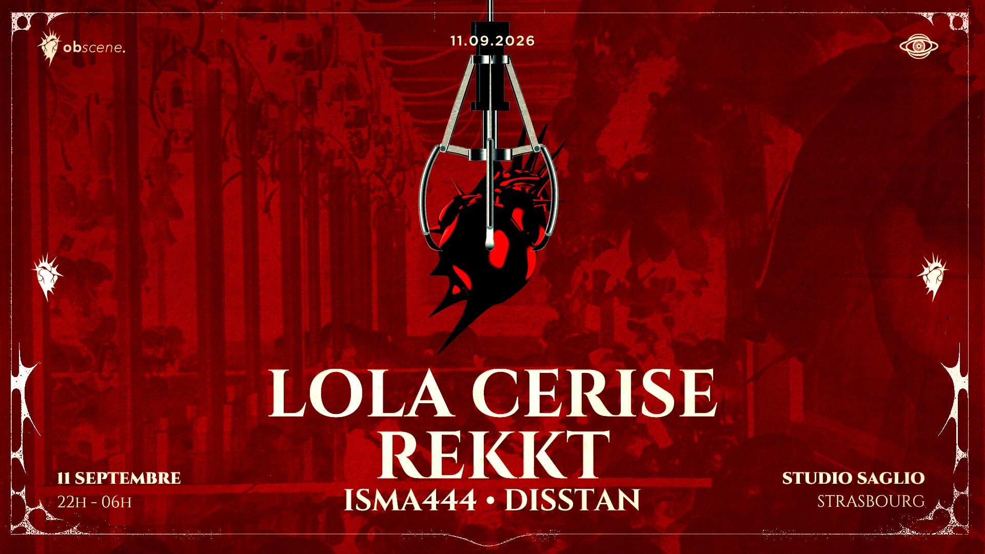 Obscene : Lola Cerise - Rekkt - Flosch - Disstan Cover