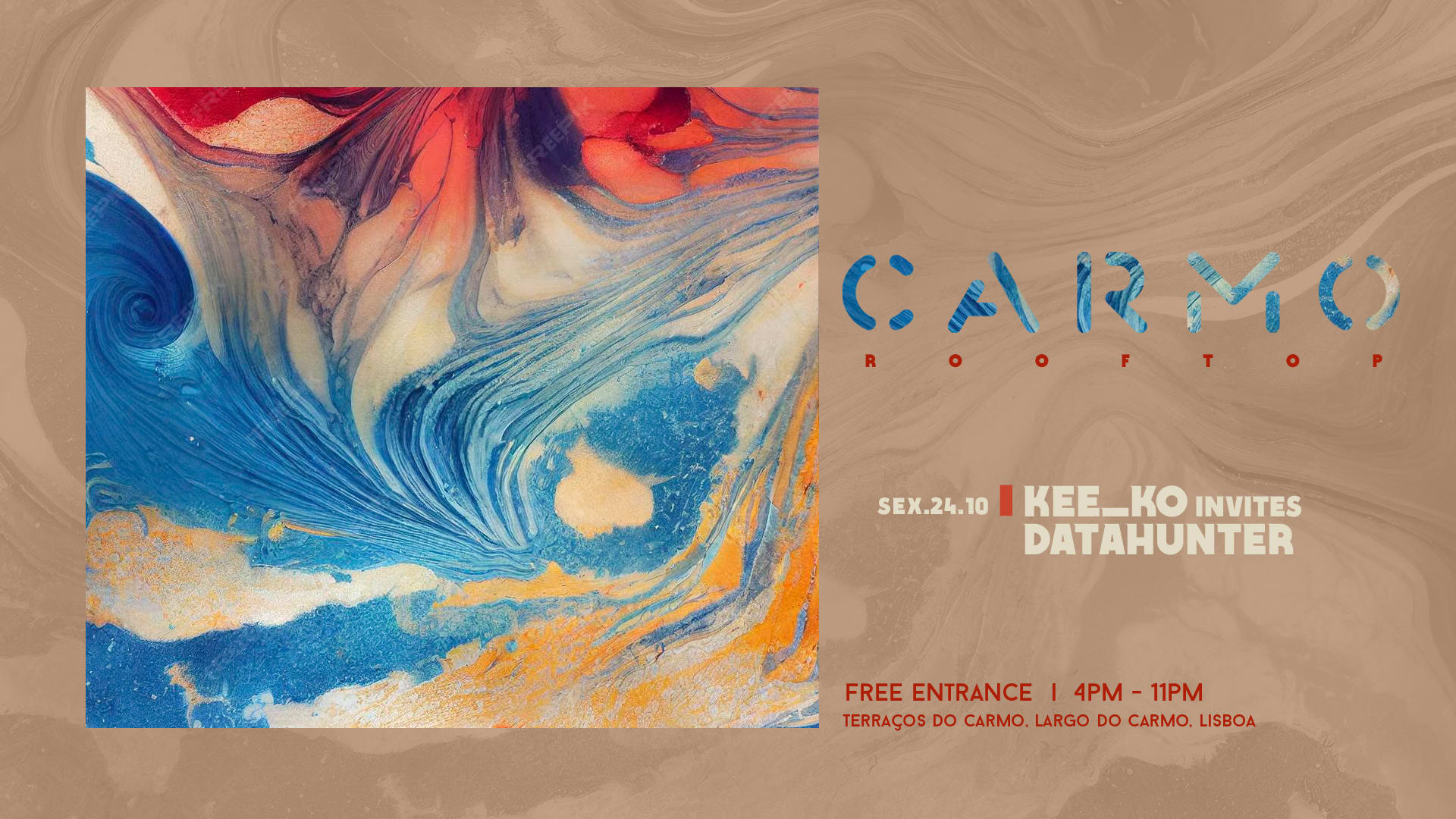 Carmo Rooftop - Kee_Ko Invites Datahunter Cover