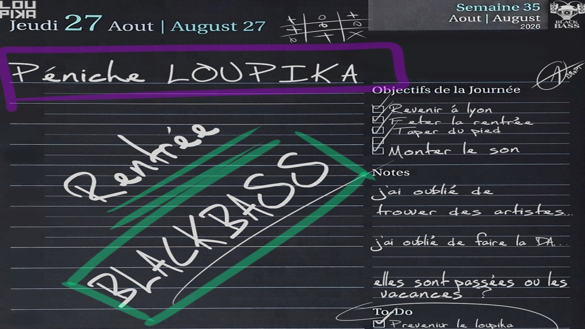 Blackbass Fete Sa Rentree @Loupika Cover