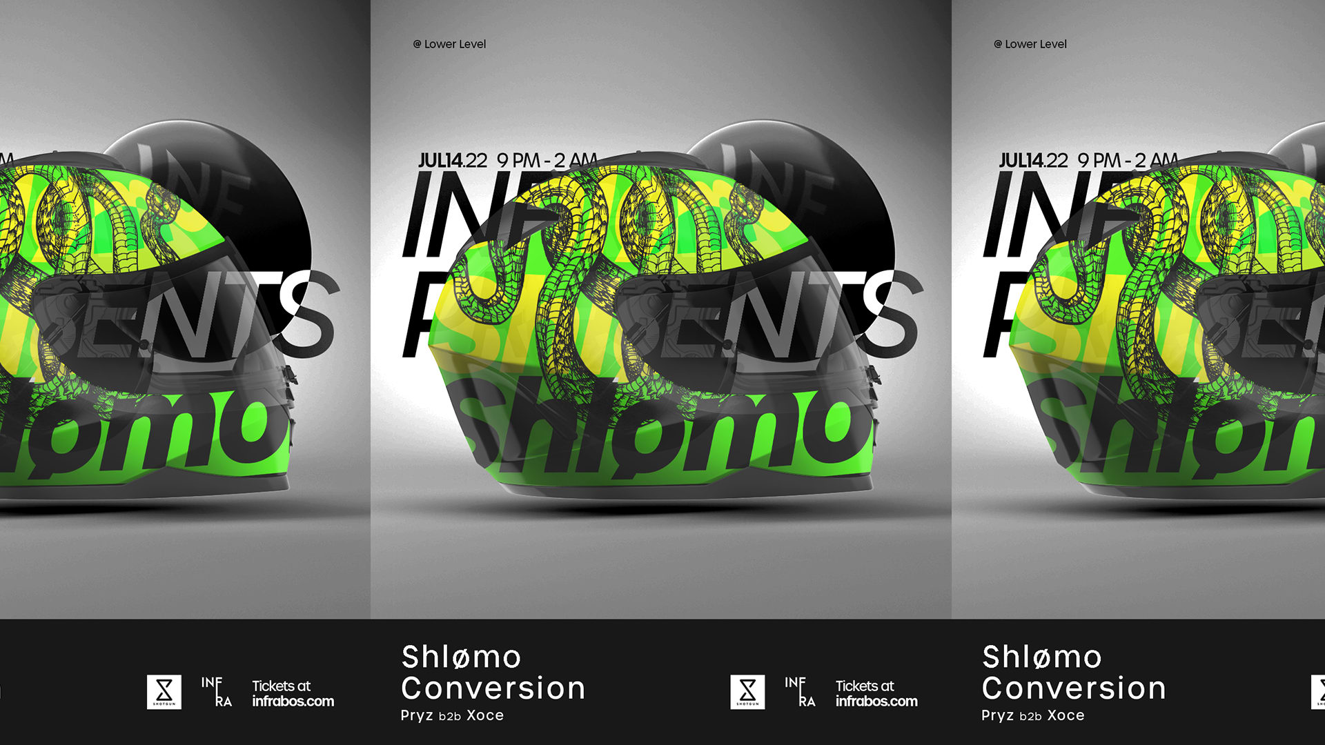 Infra Presents: Shlomo (Taapion /Possession) / Conversion Cover