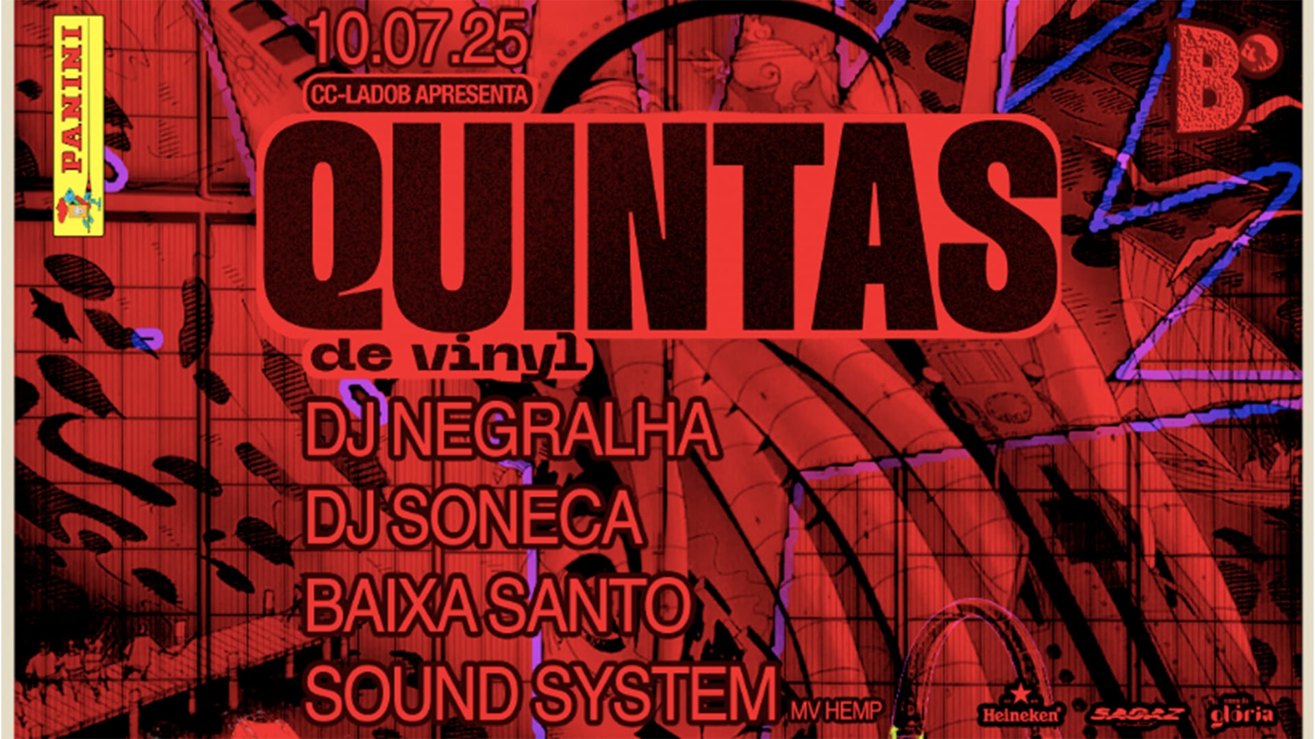 Quintas De Vinyl 10.07 [B.S.S.S - Dj Negralha - Dj Soneca] Cover