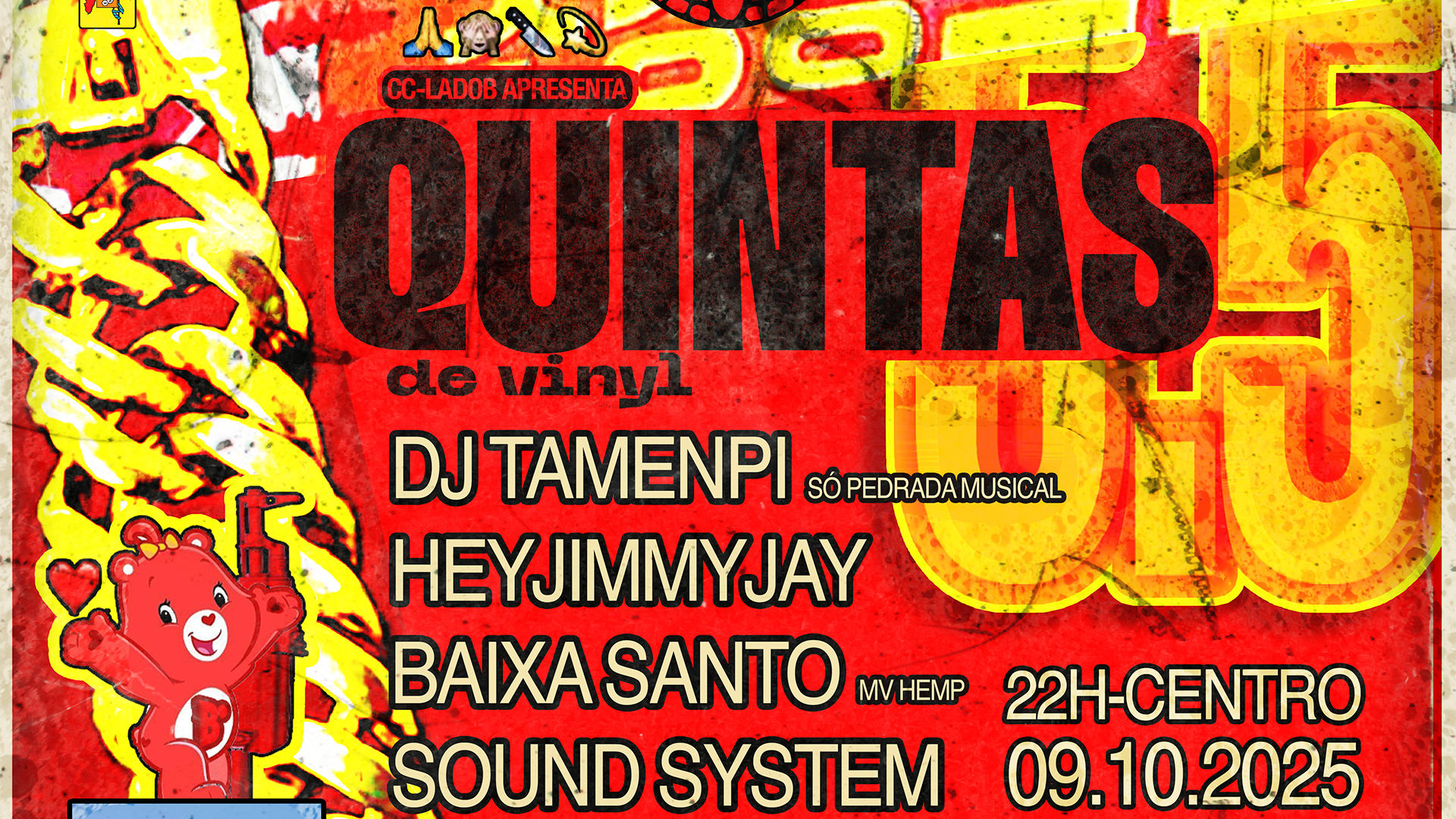 Quintas De Vinyl [Tamenpi+Heyjimmyjay+B.S.S.S+Caiokronig] Cover