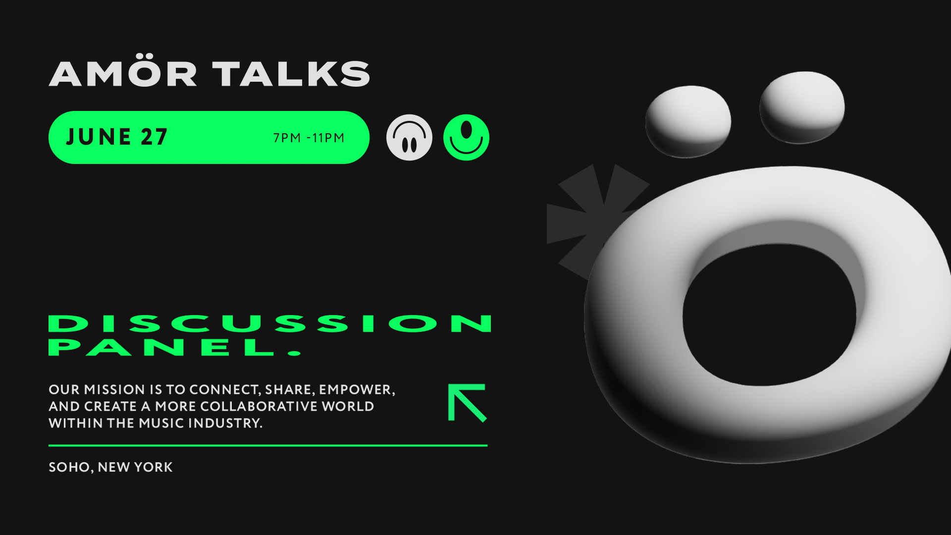 Amör Talks 2.0. Discussion Panel For Music Industry Cover