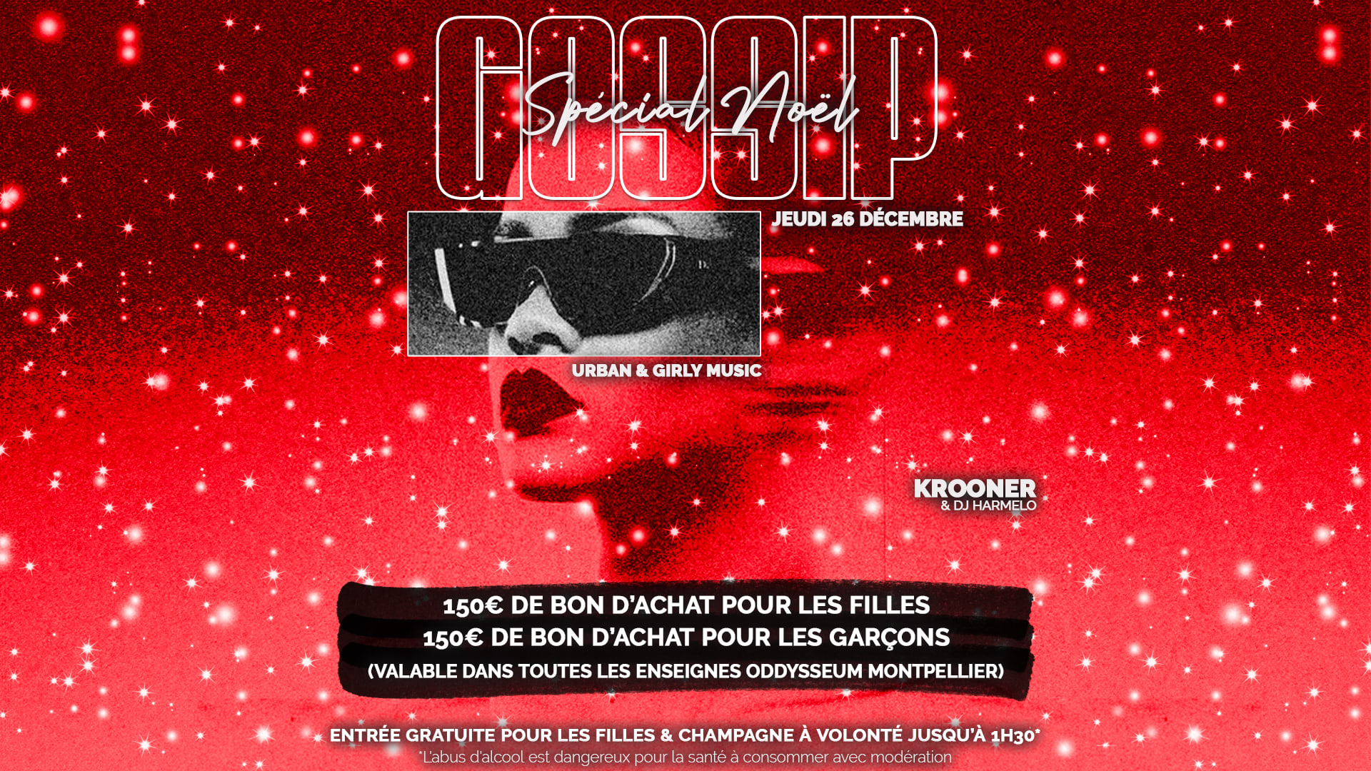 Jeu 26 Déc - Gossip W/ Krooner Cover