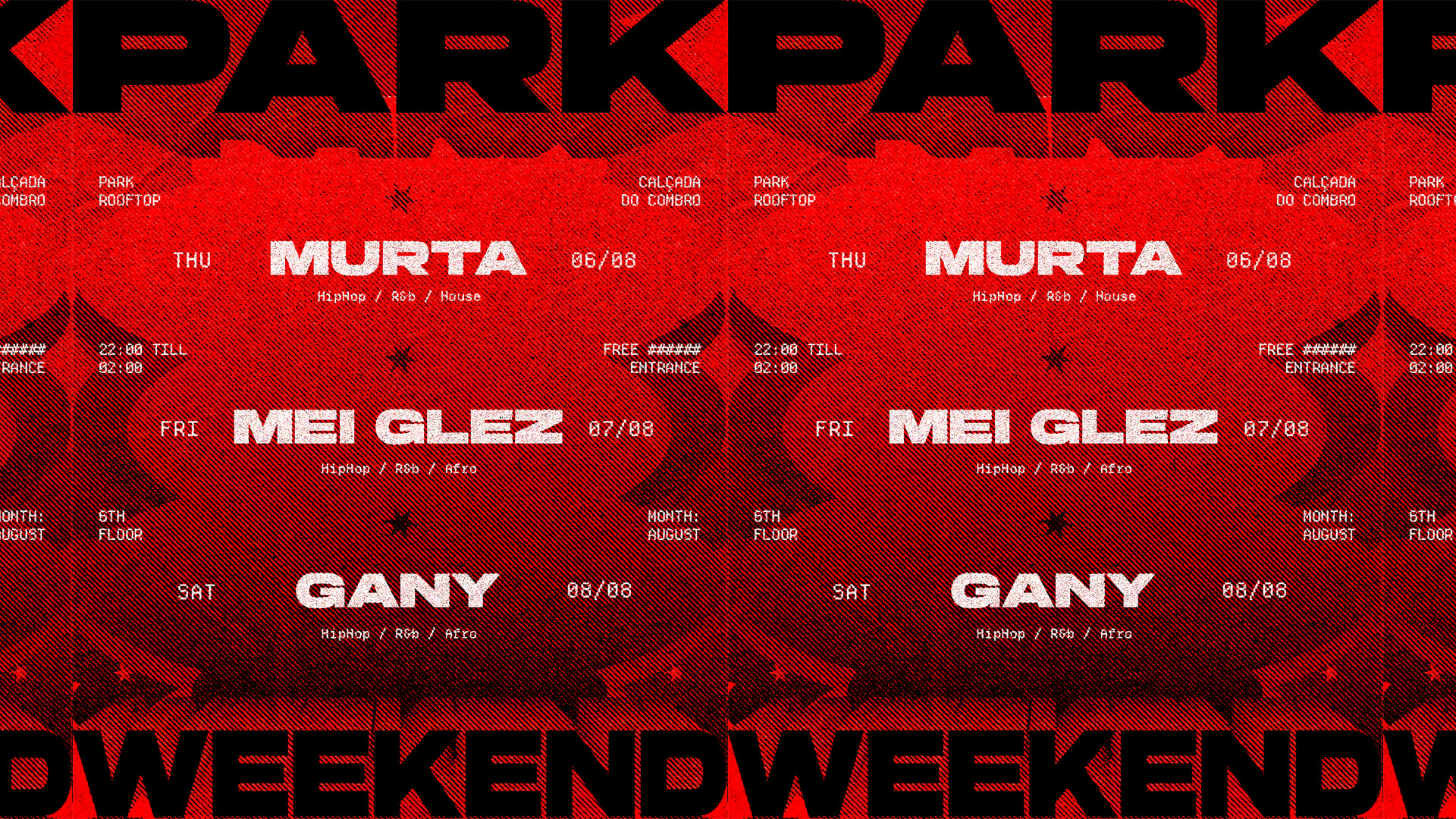 Park Weekend @06-08 Aug Cover
