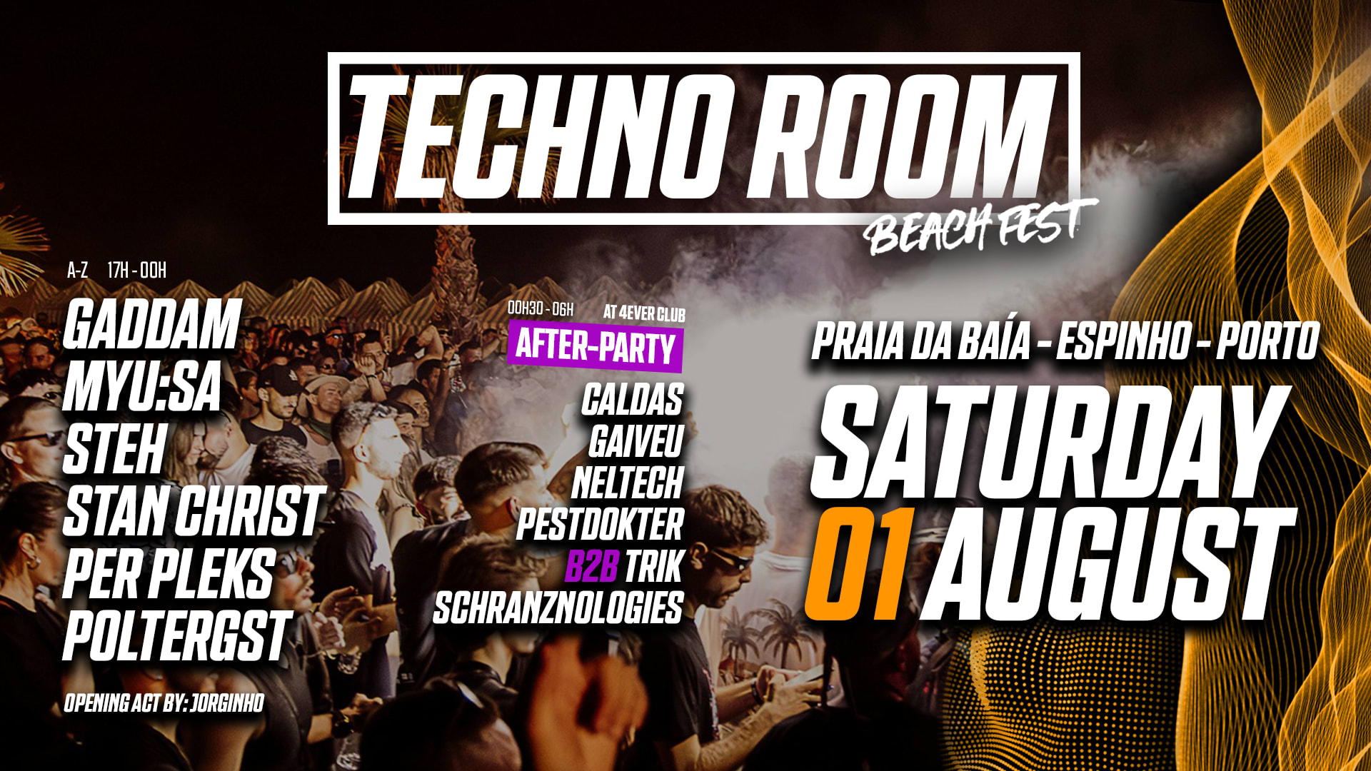 Porto - Techno Room Beach Fest 2026 Cover