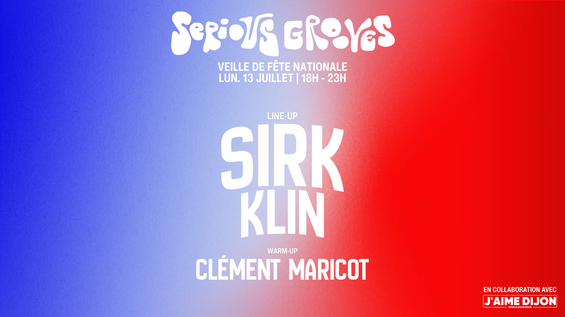 Serious Grooves Fête Nationale - Sirk & Klin Cover