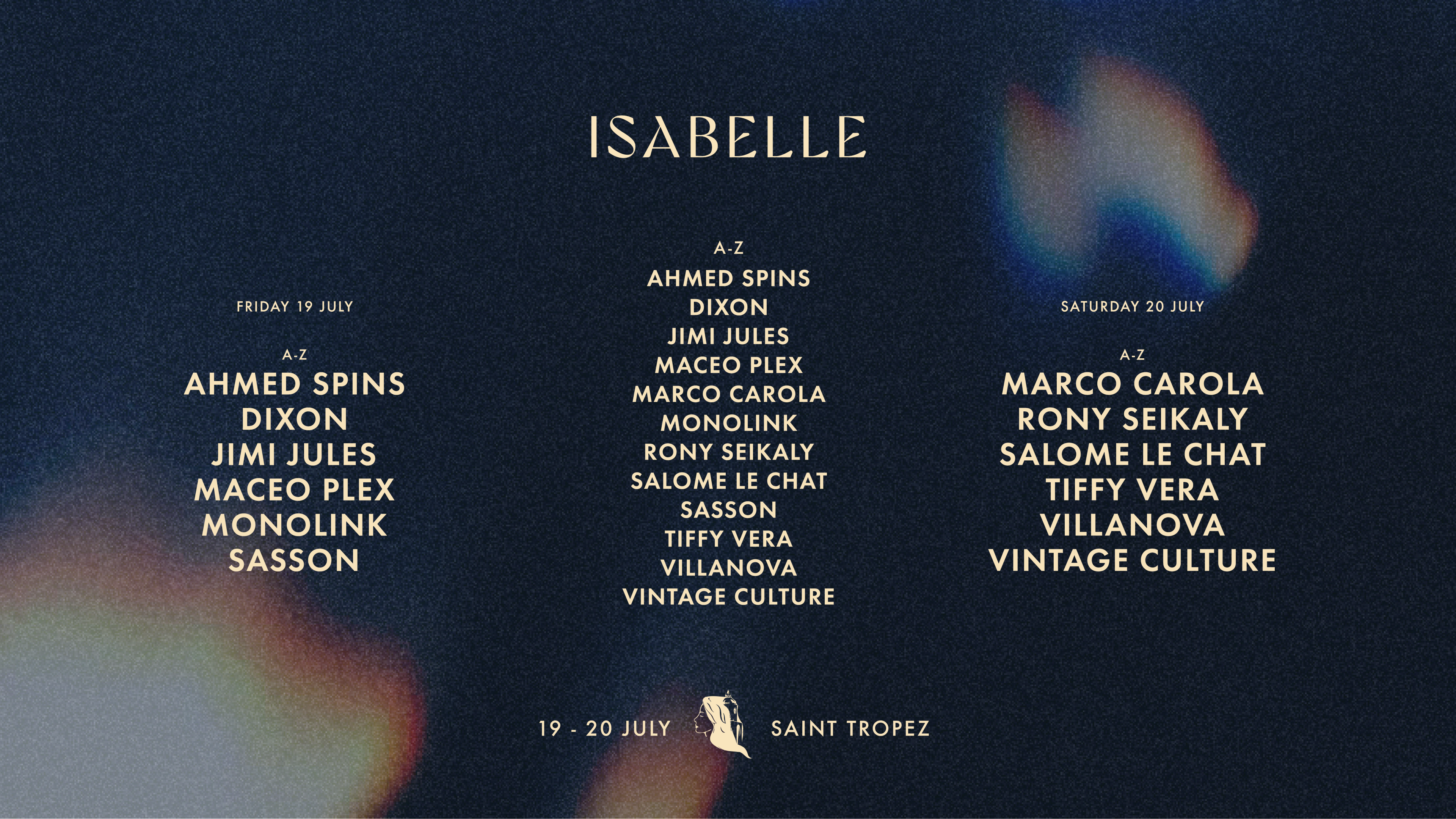 Isabelle - Saint Tropez I 19 & 20 Juillet 2024 Cover