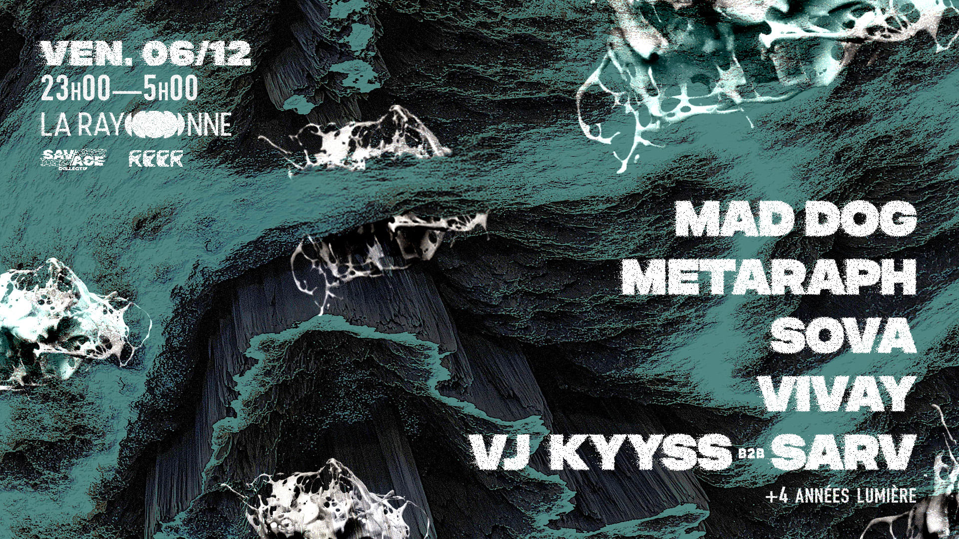 Reerxsavage : Mad Dog, Metaraph, Sova, Vivay, Kyyss B2b Sarv Cover