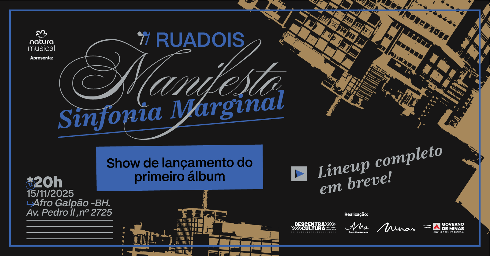 Ruadois Apresenta: Festa De Lançamento De Sinfonia Marginal Cover