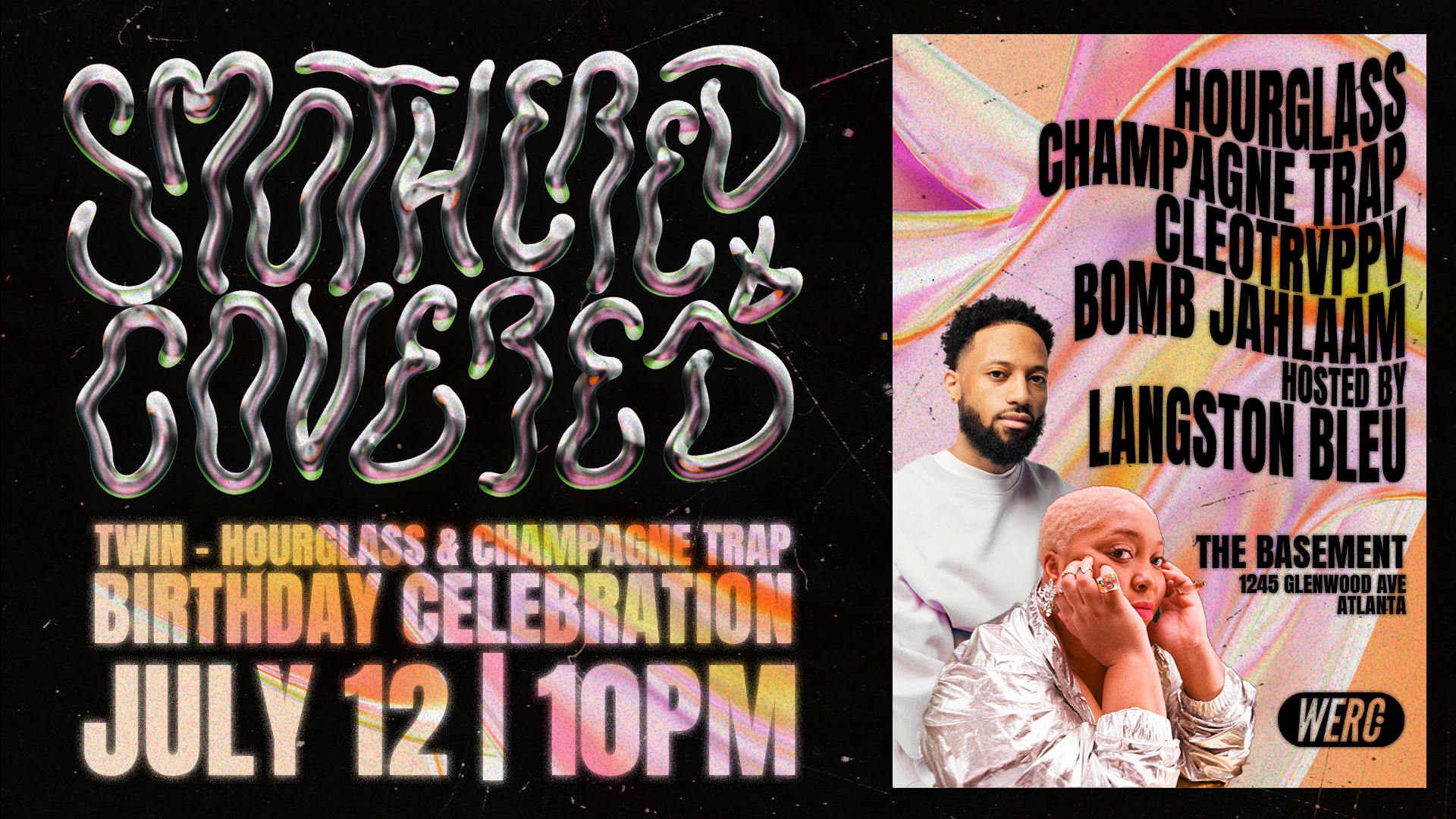 Smothered & Covered - July 12 - Hourglass + Trap Birthday Cover