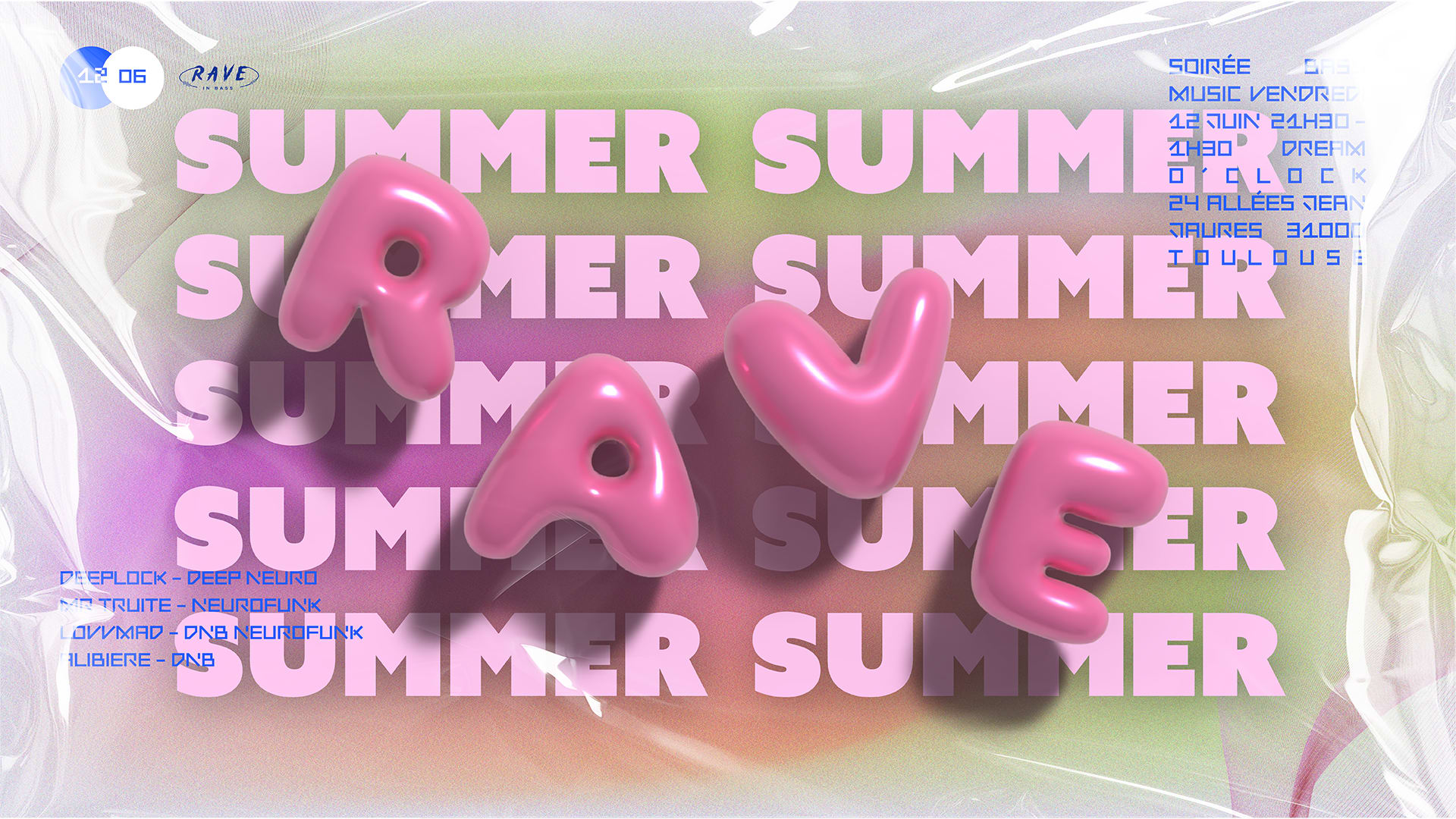 Summer Rave - Gratuit - Dream O'clock Cover