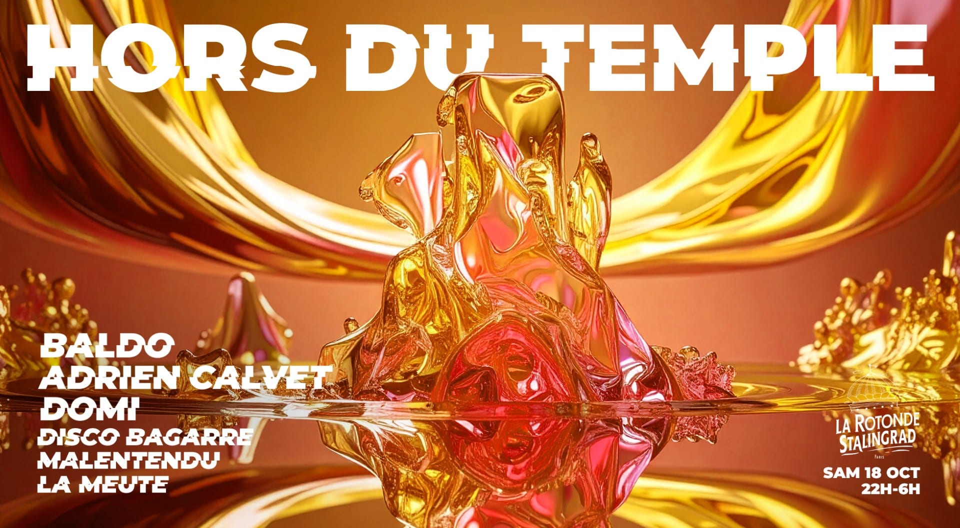 Hors Du Temple • Rotonde Xxl • Baldo, Adrien Calvet, Domi Cover