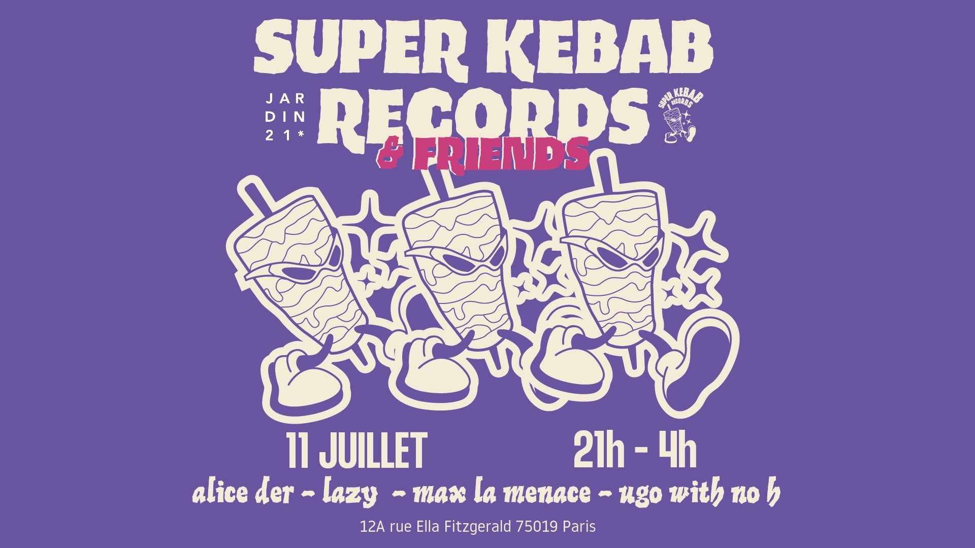 Super Kebab Records X Jardin21 - Open Air Cover