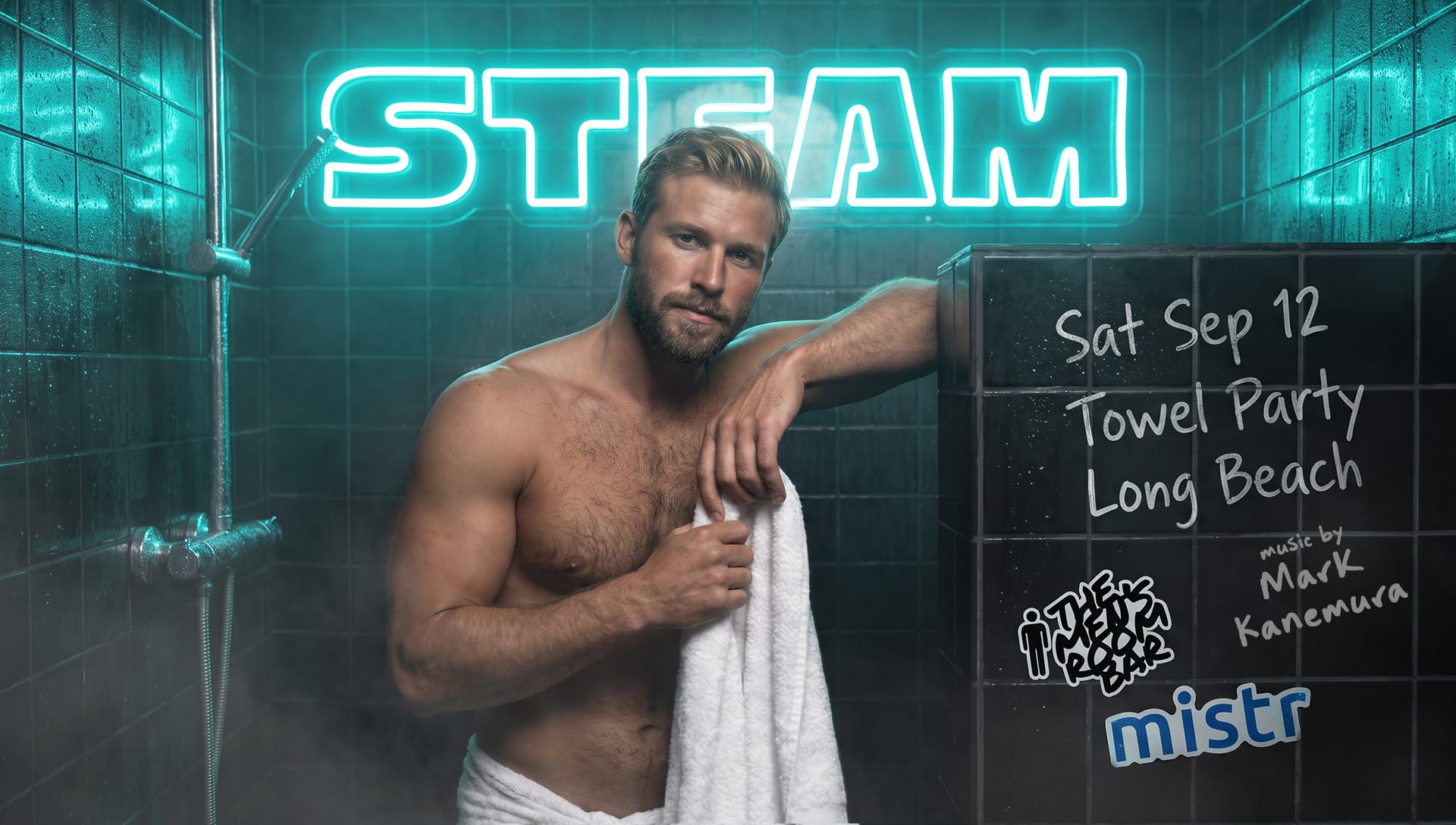 Steam Towel Party Long Beach Cover