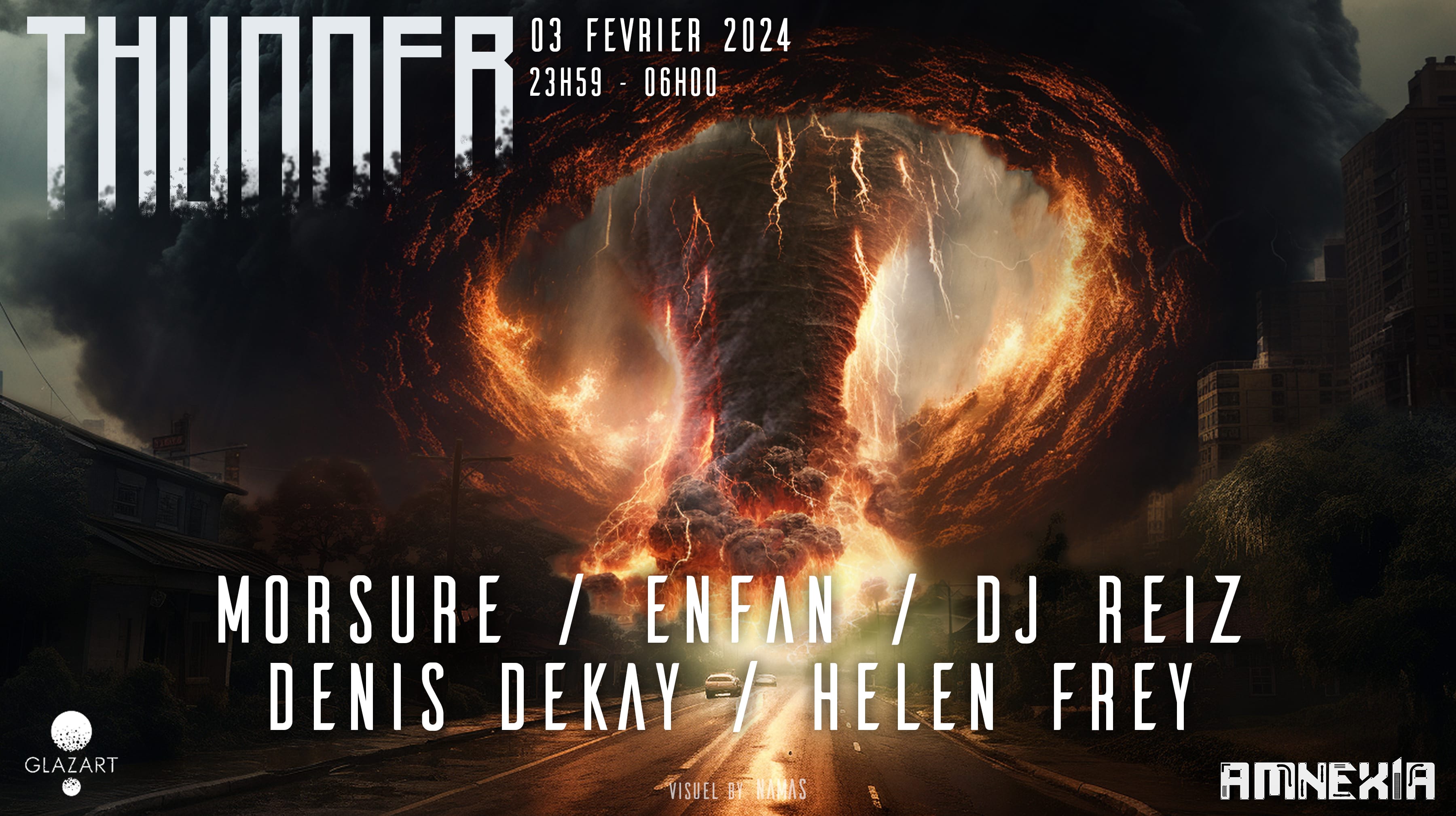 Thunder X Glazart : Dj Reiz, Morsure, Enfan & More Cover