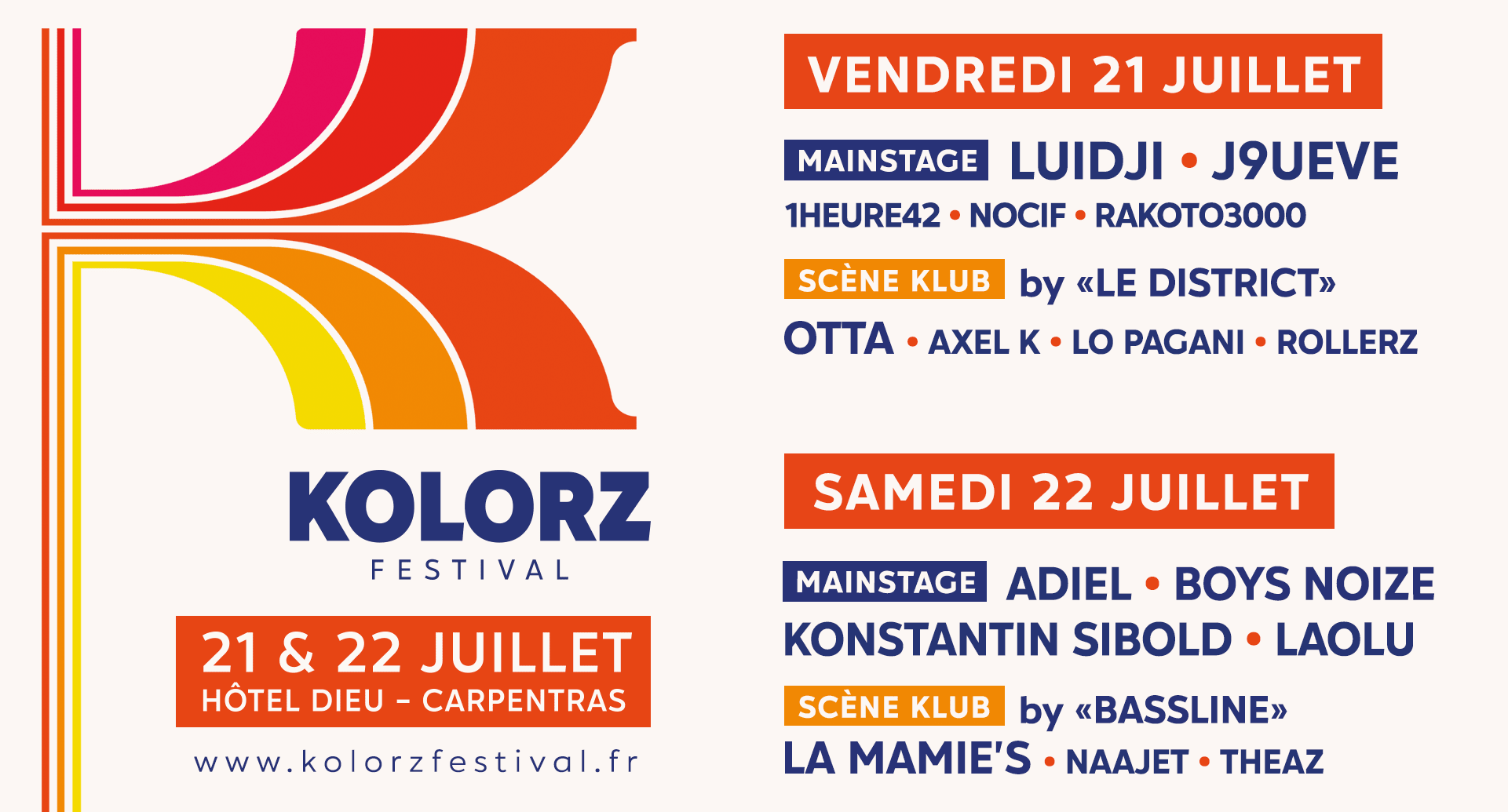 Kolorz Festival  • Edition D'été 2023 Cover