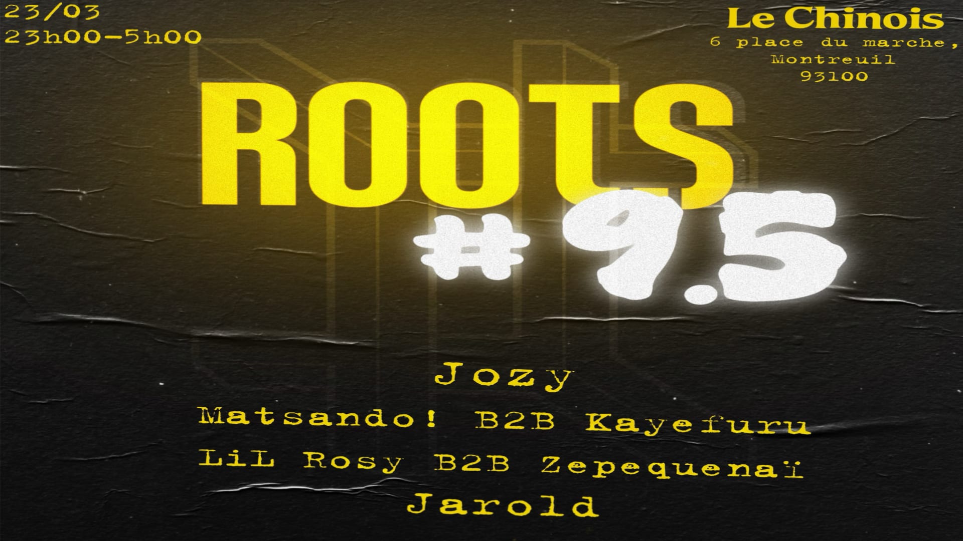 Root.S #9.5 X Le Chinois Cover