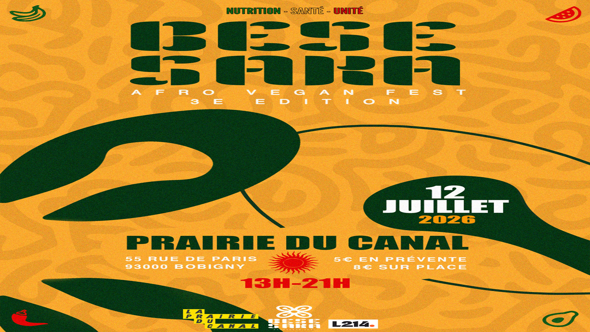 Bese Saka Afro Vegan Fest 3e Édition Cover