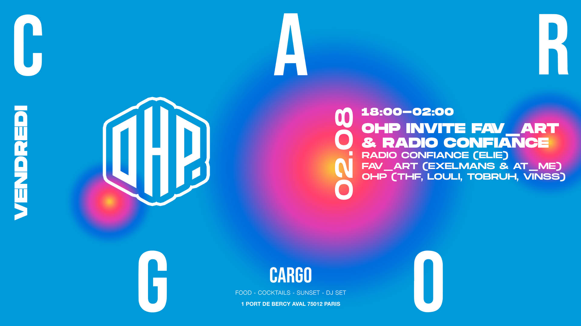 Cargo X Ohp Invite Fav_Art & Radio Confiance Cover