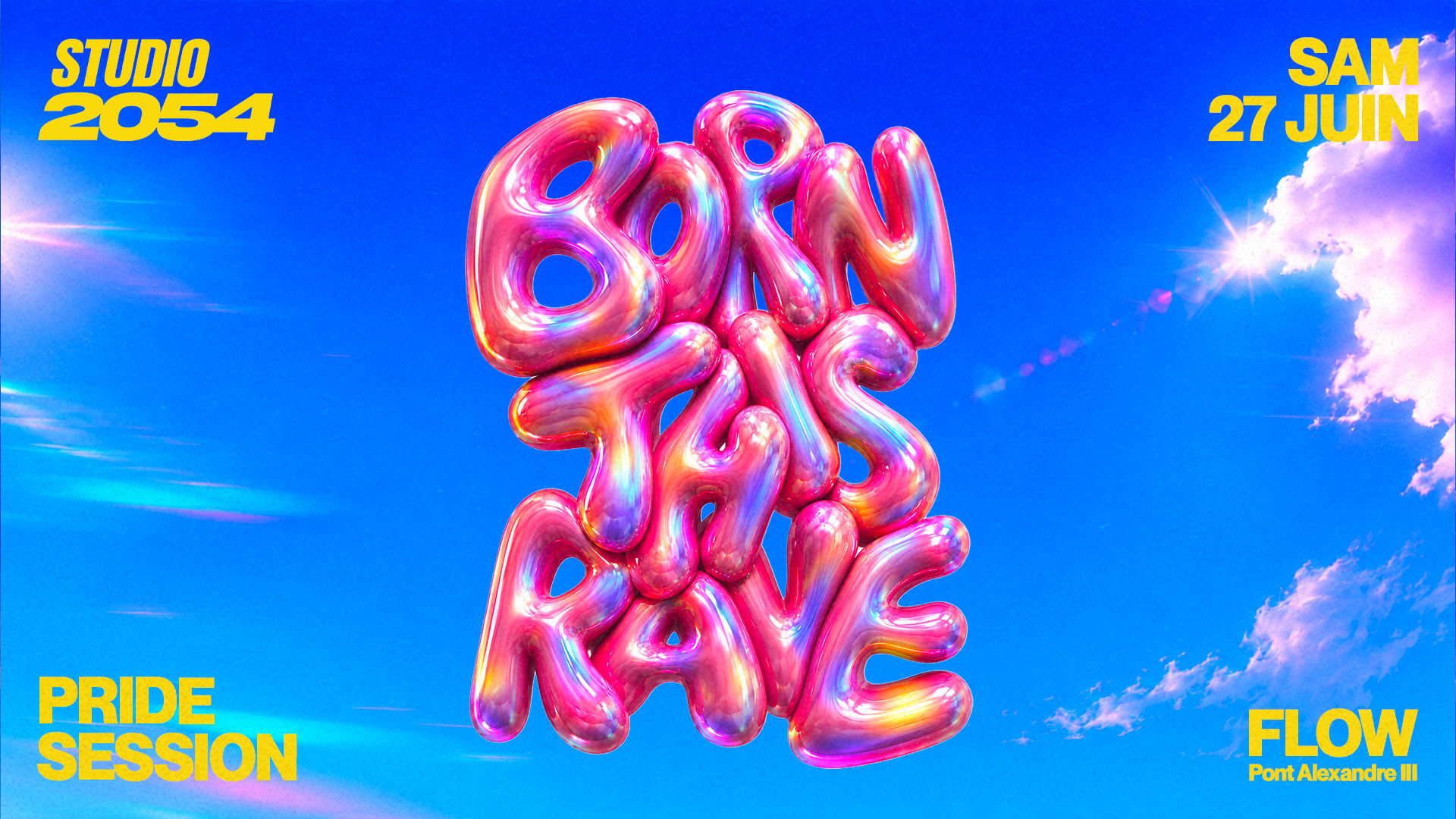 Studio 2054 : Pride Session - Born This Rave Cover