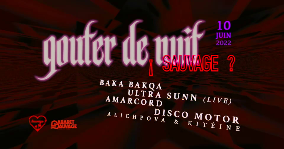 ¡Gouter De Nuit Sauvage? Cover