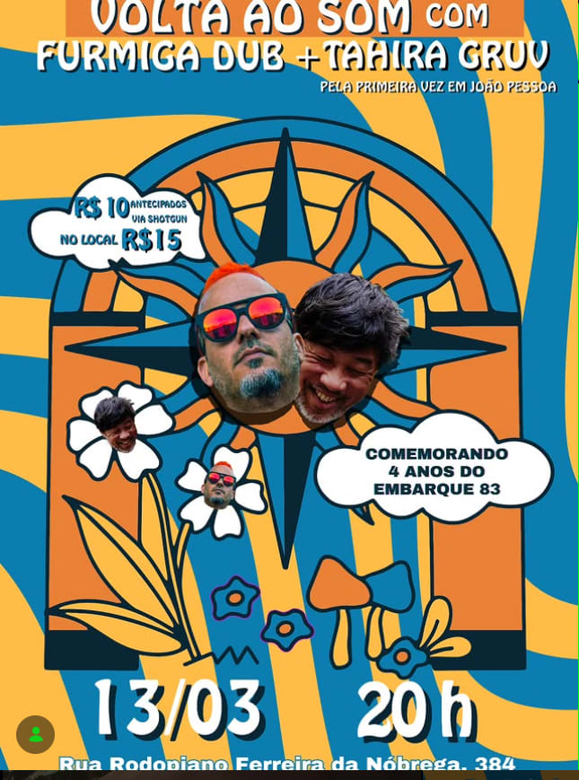 Volta Ao Som - Dj Tahira + Furmigadub + 4 Anos De Embarque83 Cover