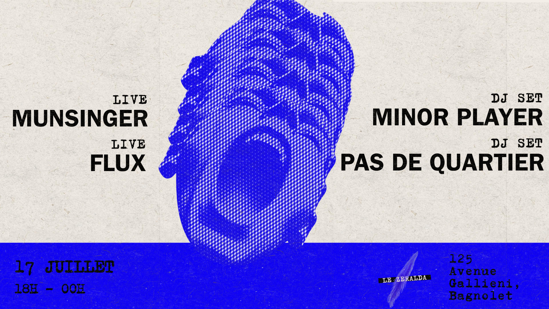 Munsinger, Flux, Minor Player, Pas De Quartier Cover