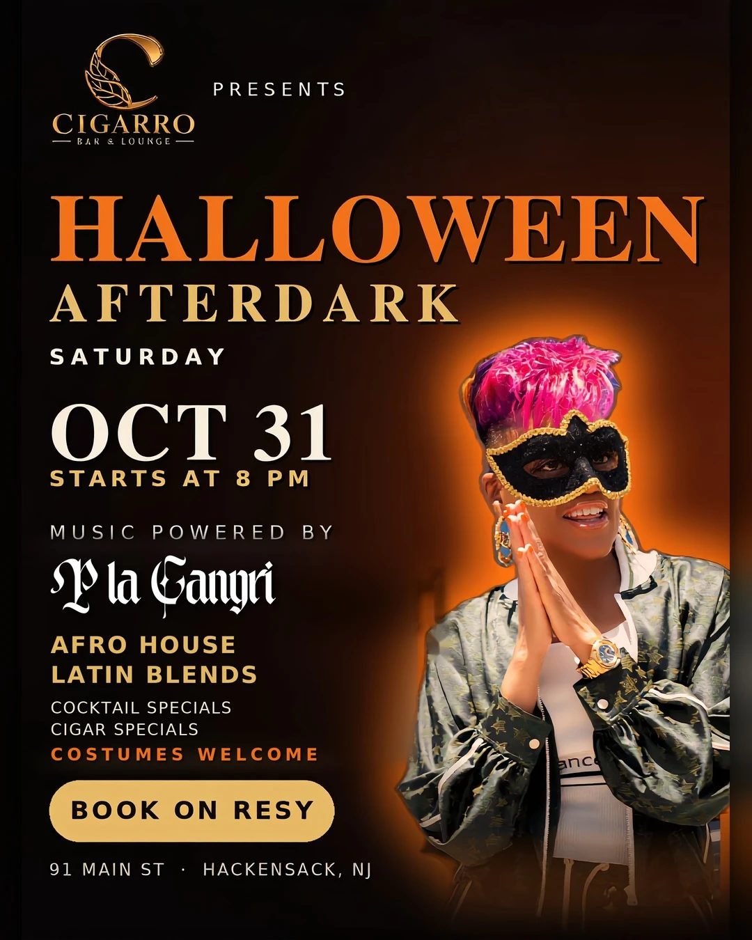 Cigarro Presents Halloween Afterdark Cover