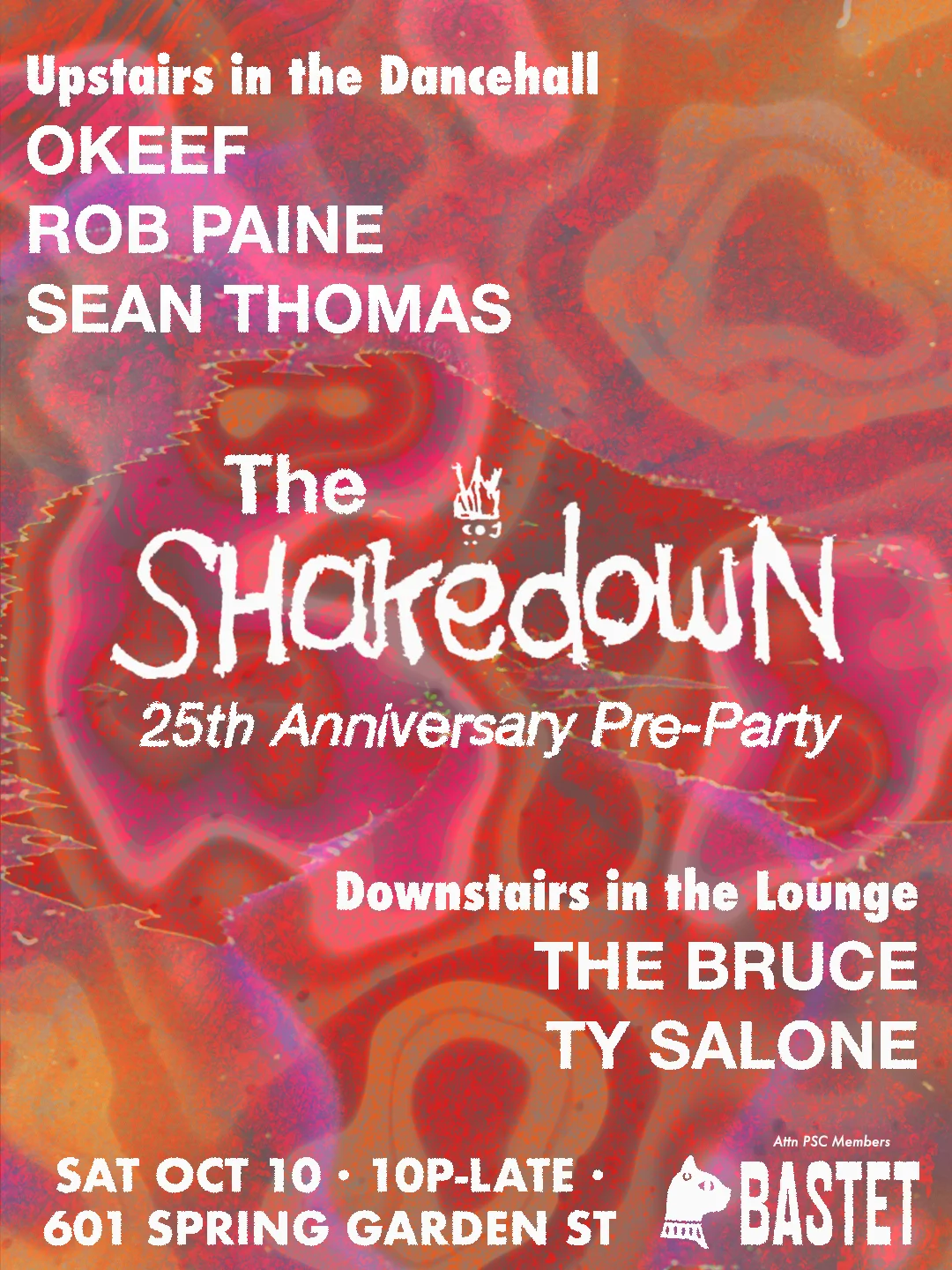The Shakedown 25 Year Anniversary Pre Party W/ Circle Crew Cover