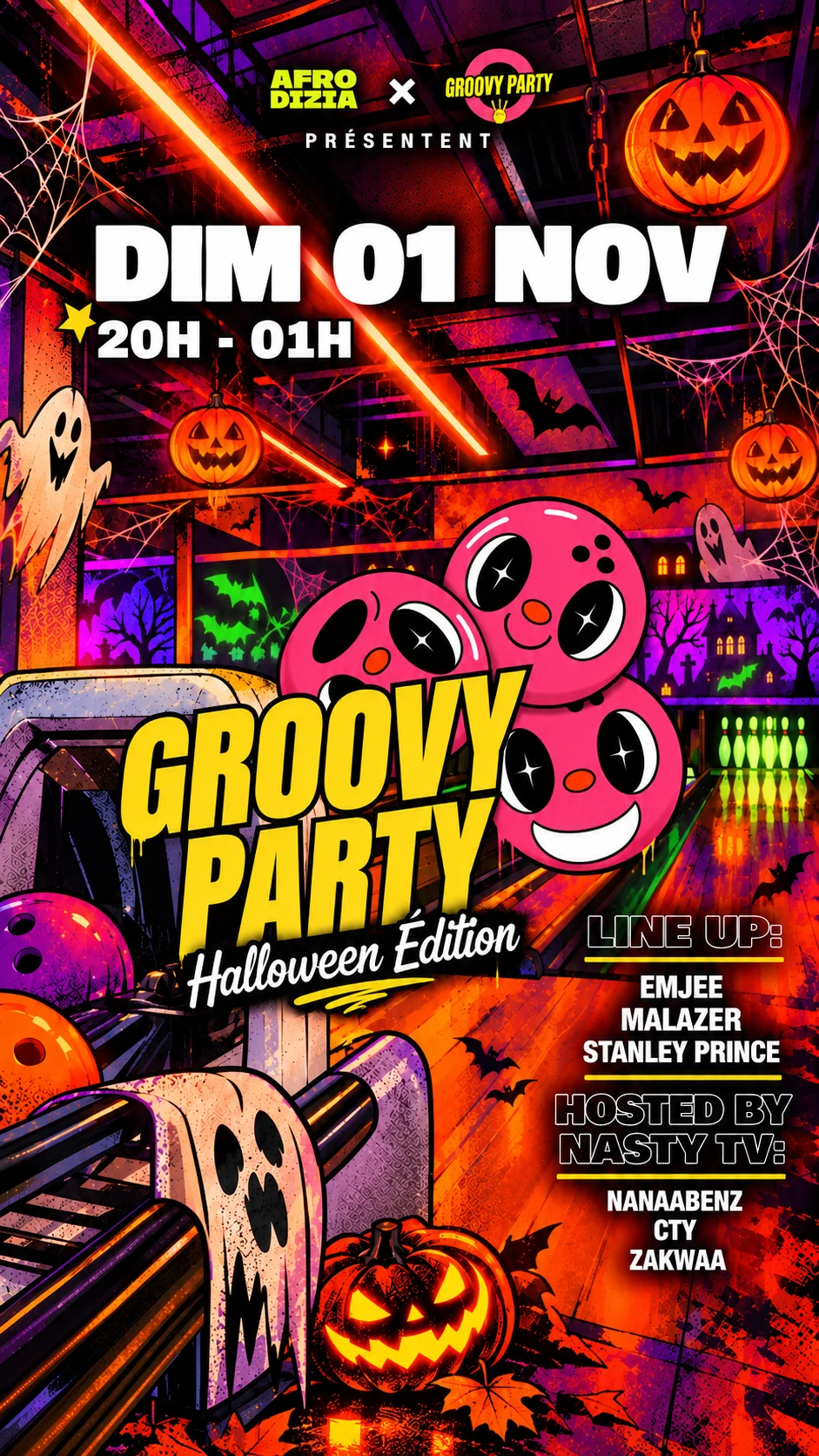 Groovy Party X Afrodizia - Halloween Edition Xxl Cover