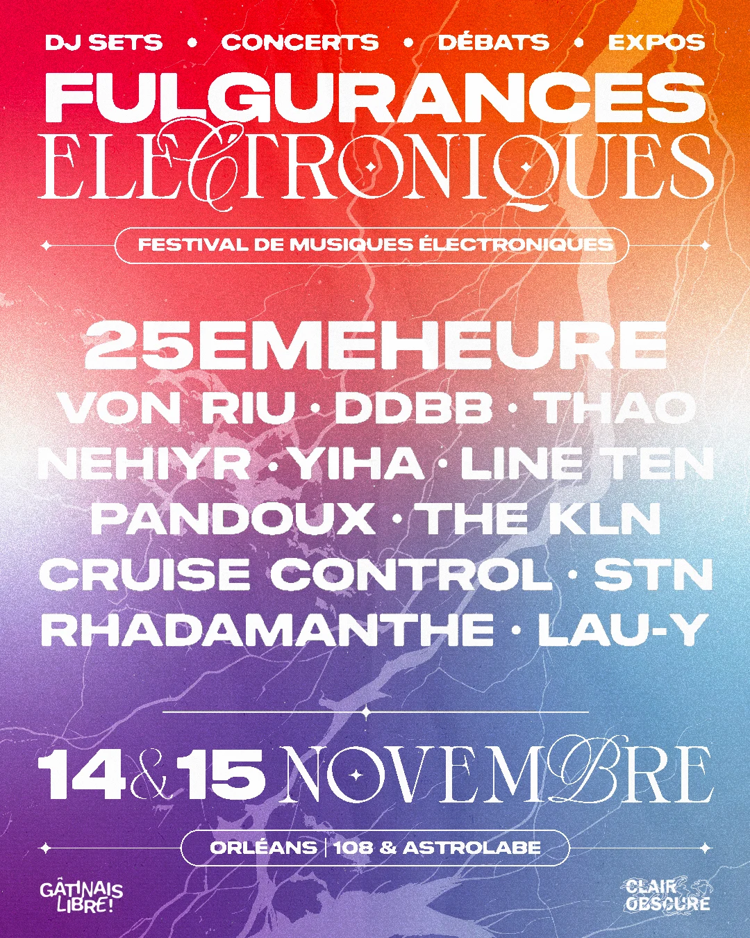 Festival Fulgurances Electroniques Cover