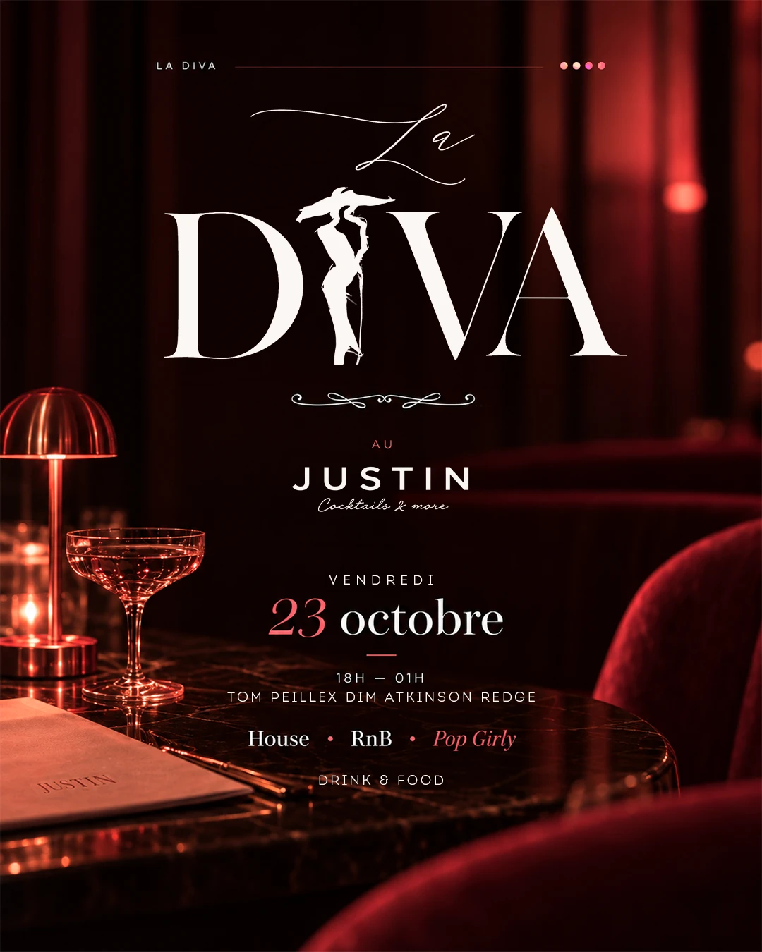 La Diva X Le Justin - Girly & Chic - Lyon Cover