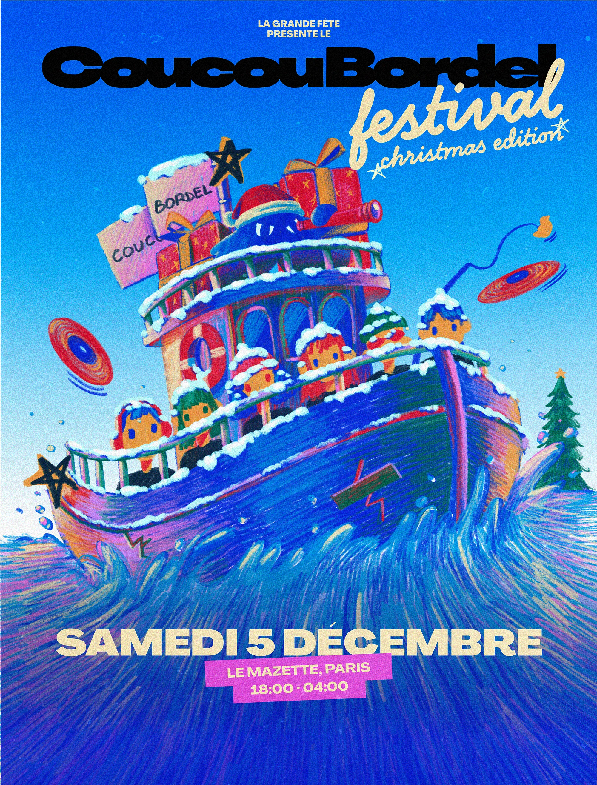 La Grande Fête : Coucou Bordel Festival, Winter Edition Cover