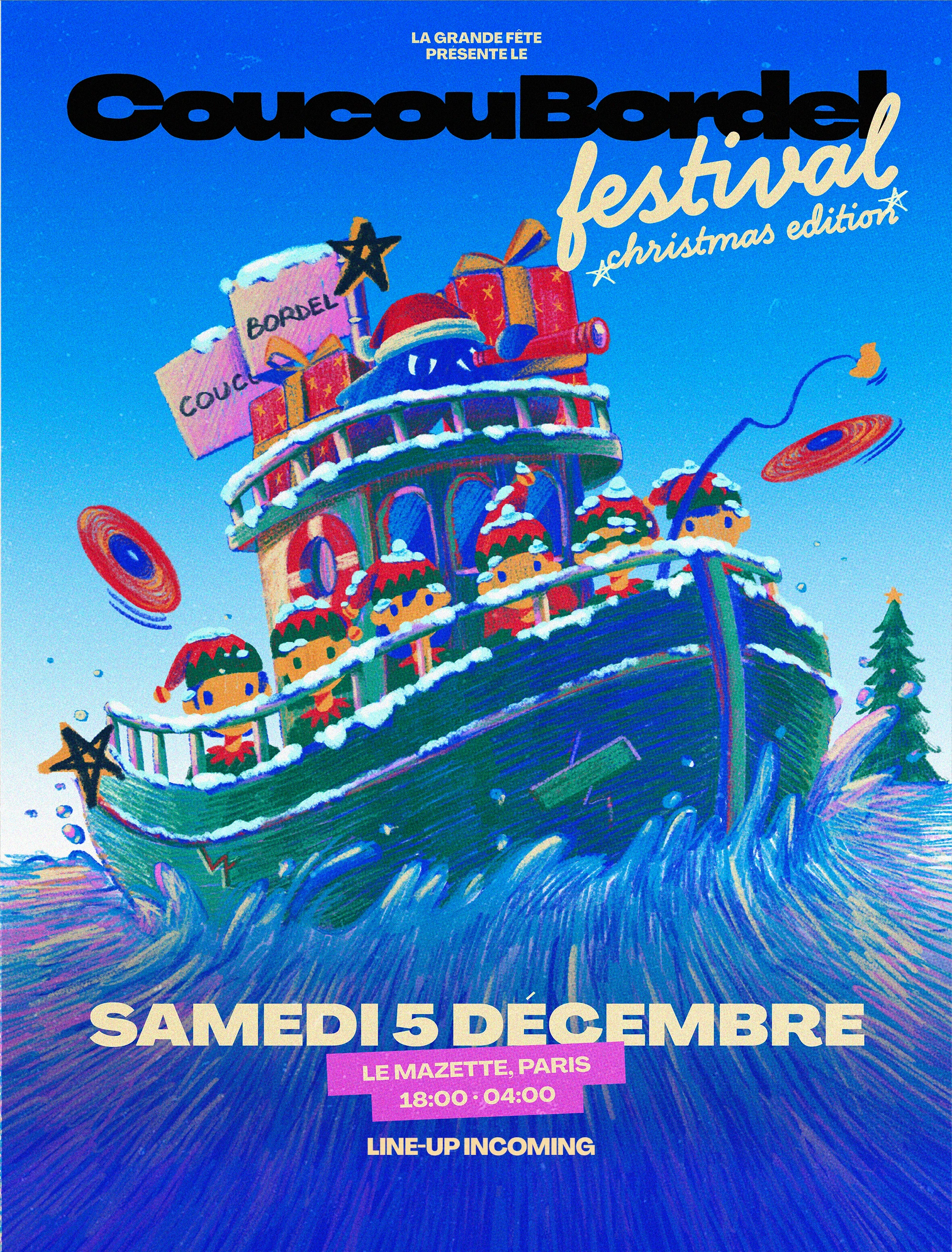 La Grande Fête : Coucou Bordel Festival, Christmas Edition Cover