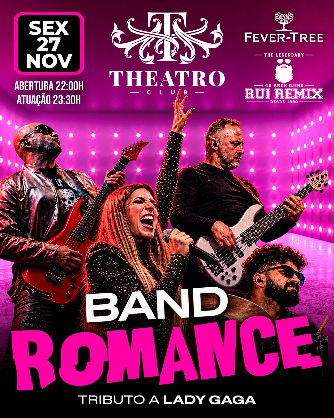 💖⚡ Band Romance No Theatro Club ⚡💖 Cover