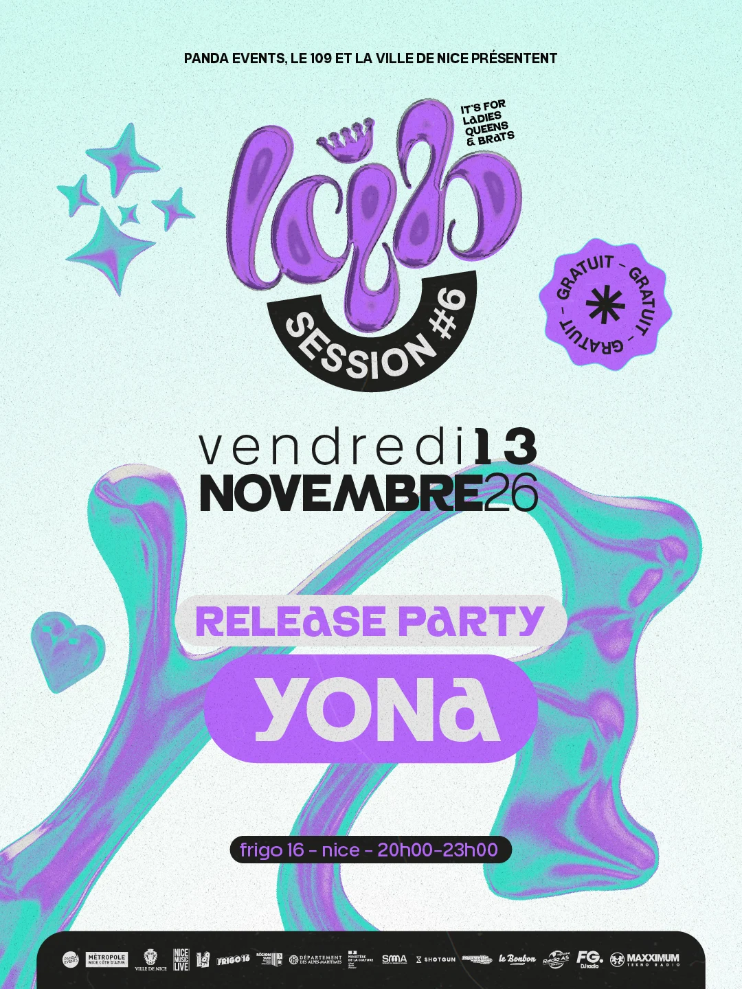 Lqb Session #6 Yona Release Party @ Frigo 16 Cover