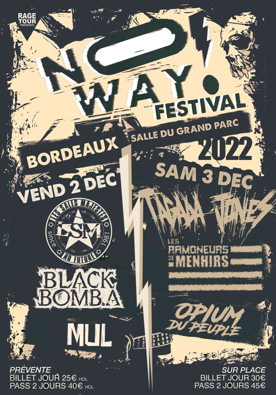 No Way Festival // Grand Parc, Salle Des Fêtes, Bordeaux Cover