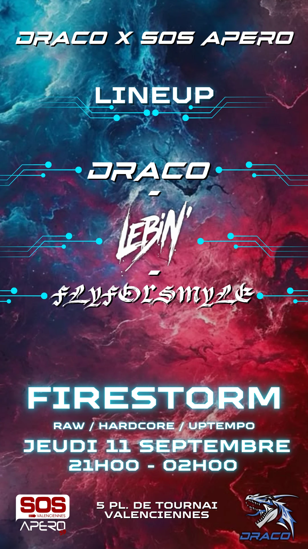 Draco X Sos Apero / Firestorm Cover