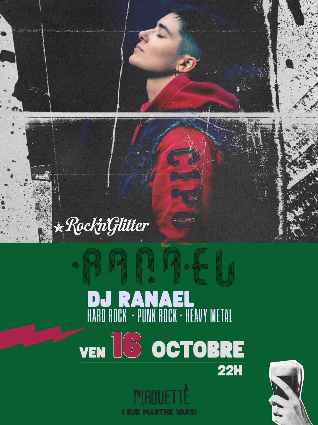 Dj Set Ranael Ven 16 Octobre (Hard Rock, Punk Rock) Cover