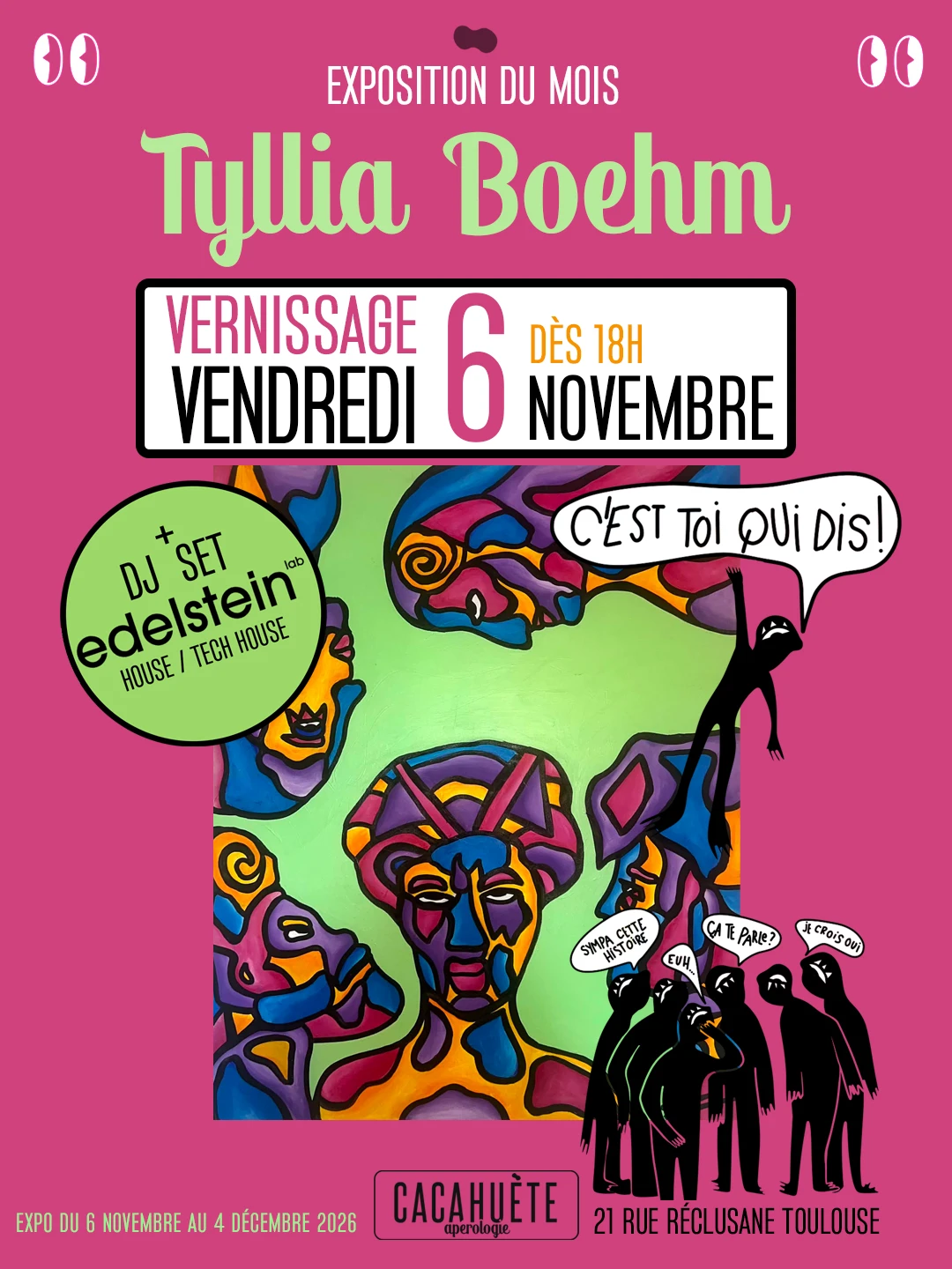Dj Set Edelstein + Expo Tyllia Boehm Cover