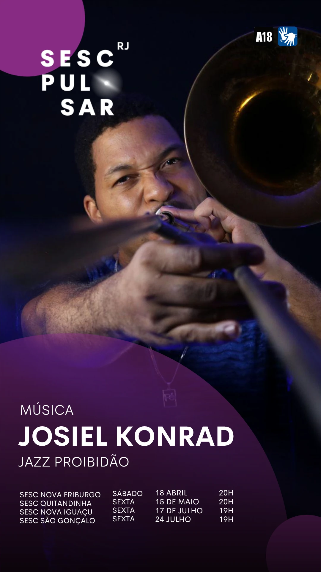 Josiel Konrad No Sesc São Gonçalo Cover