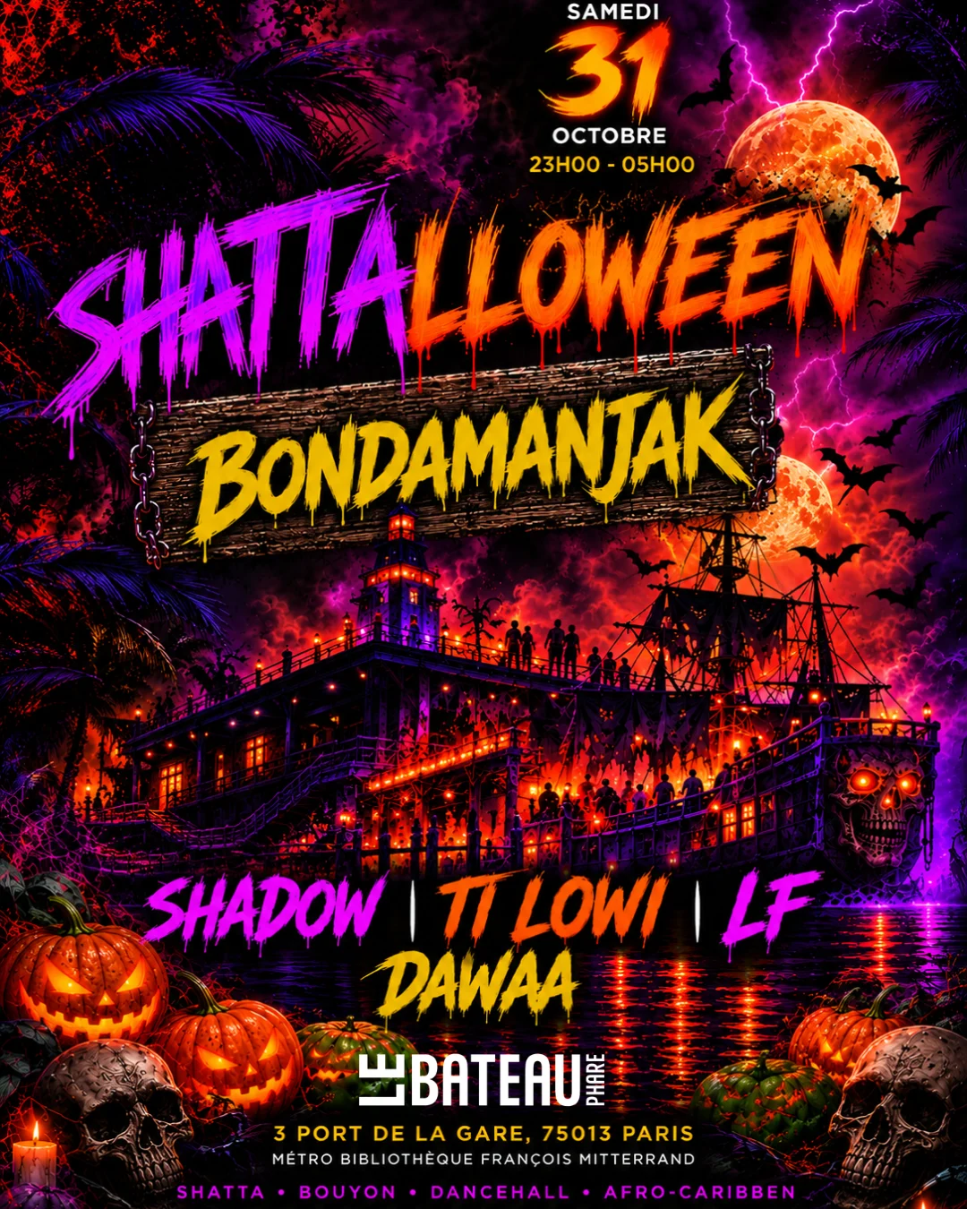 Shattalloween 🎃 Edition Bondamanjak 👻 Cover